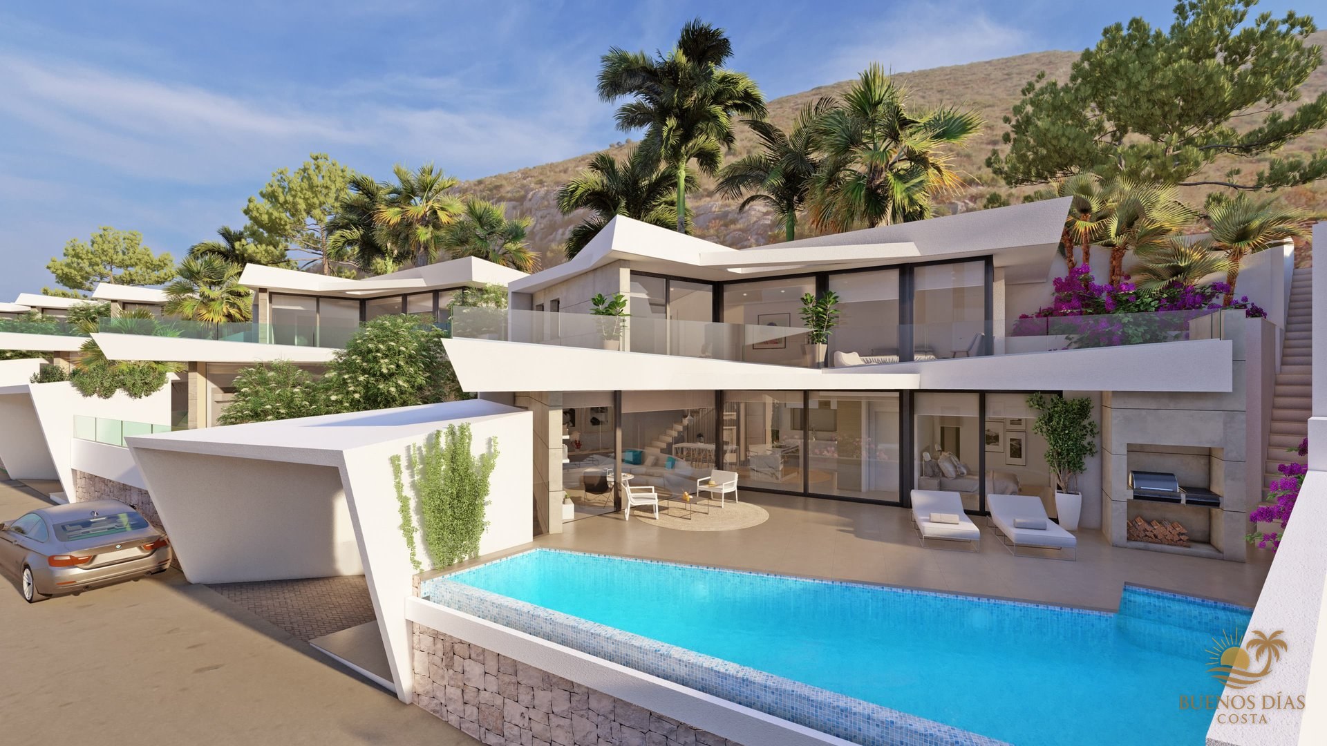Vista Ifach – neue 3‑Schlafzimmer‑Villen mit Privatpool und Meerblick in Benitachell