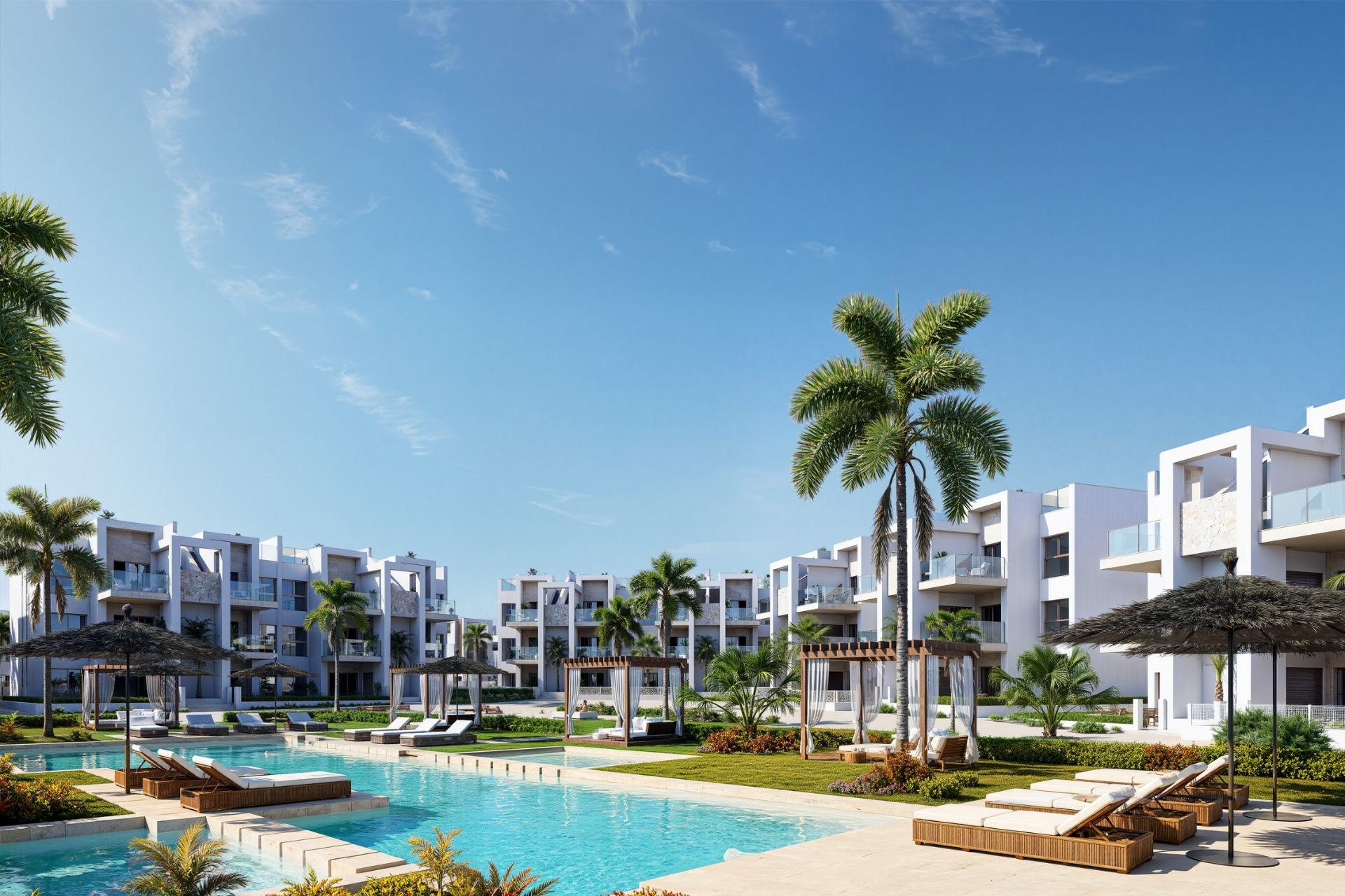 Nowe apartamenty w ośrodku wypoczynkowym La Serena Golf-Los Alcazares w pobliżu plaży