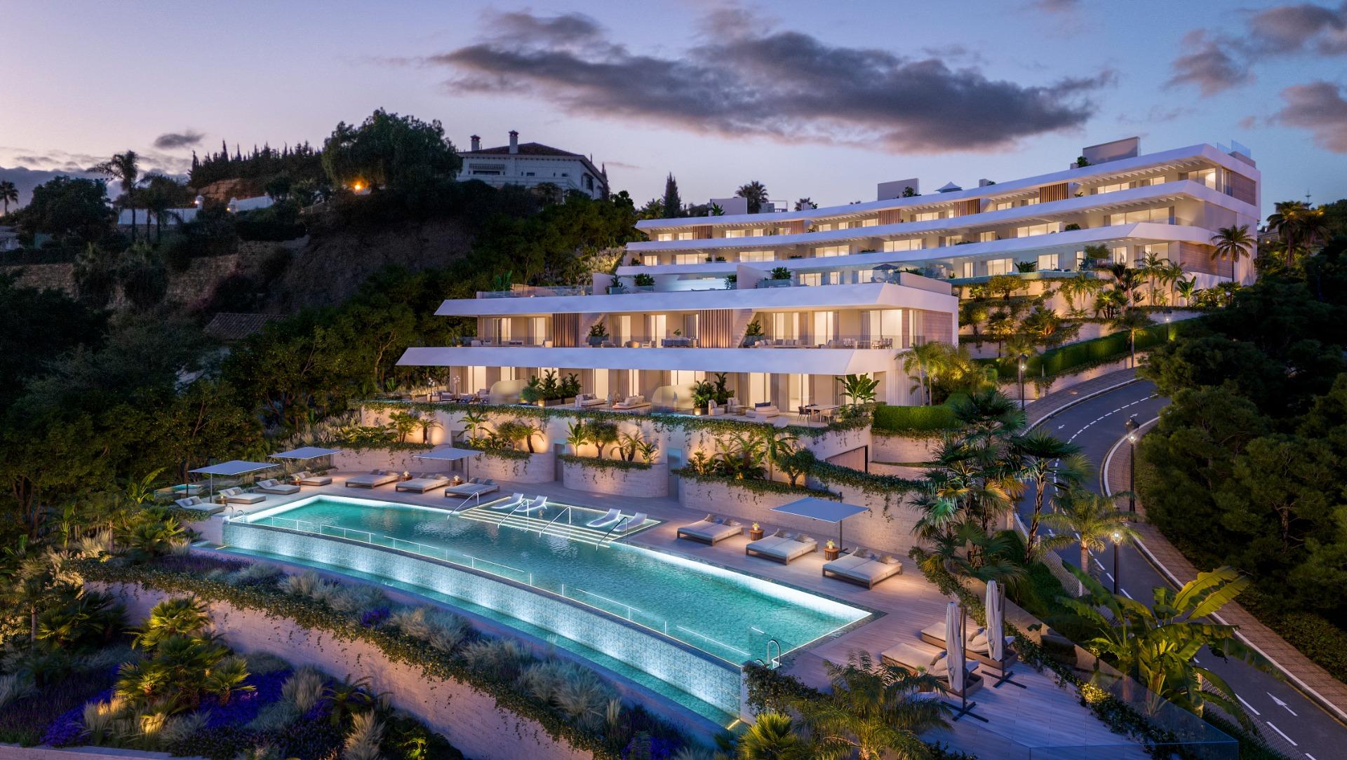 Appartements neufs de charme dans le triangle d'or de Benahavis