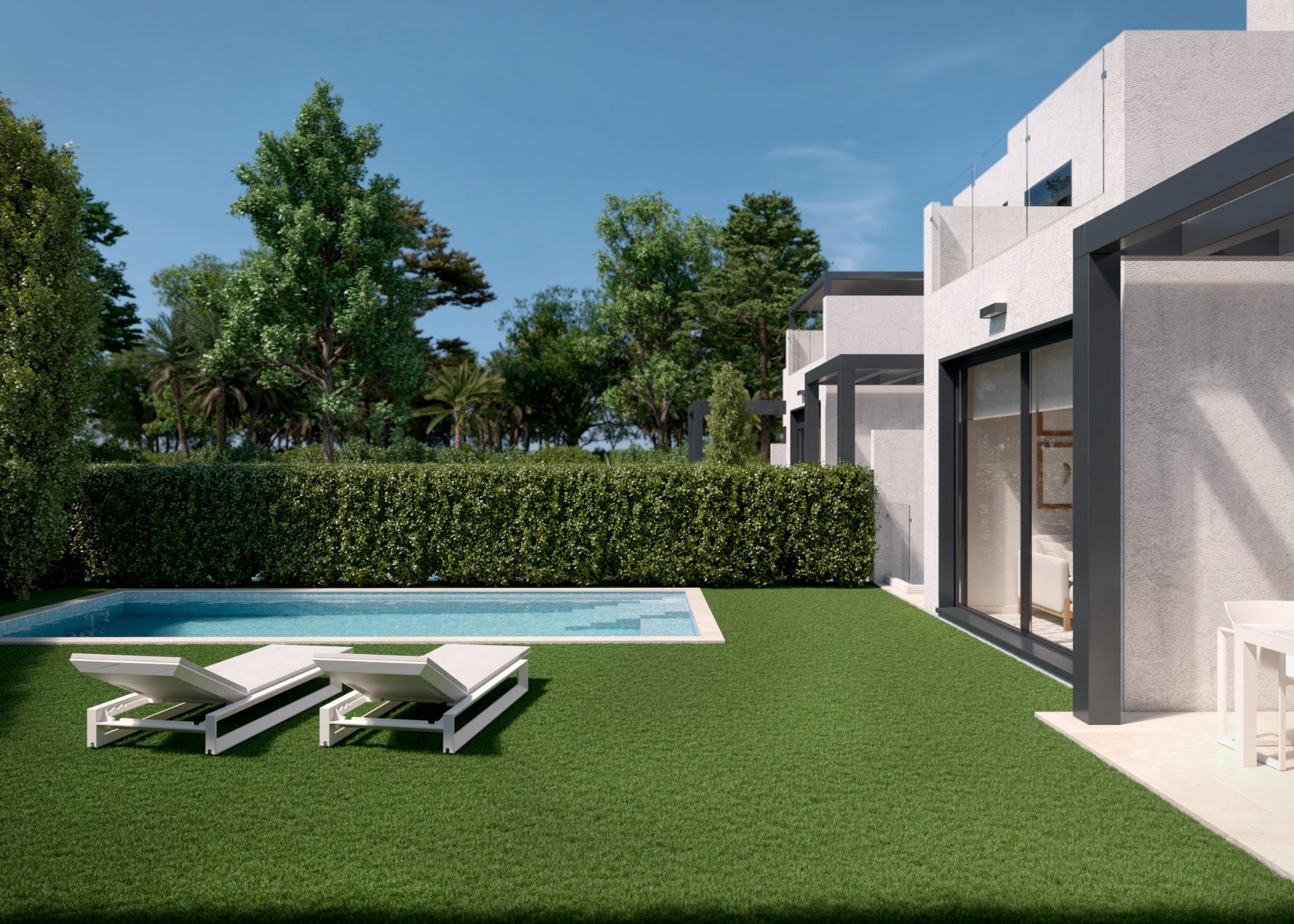 Neubau-Villen mit privatem Pool im Santa Rosalia Lake and Life Resort, Murcia