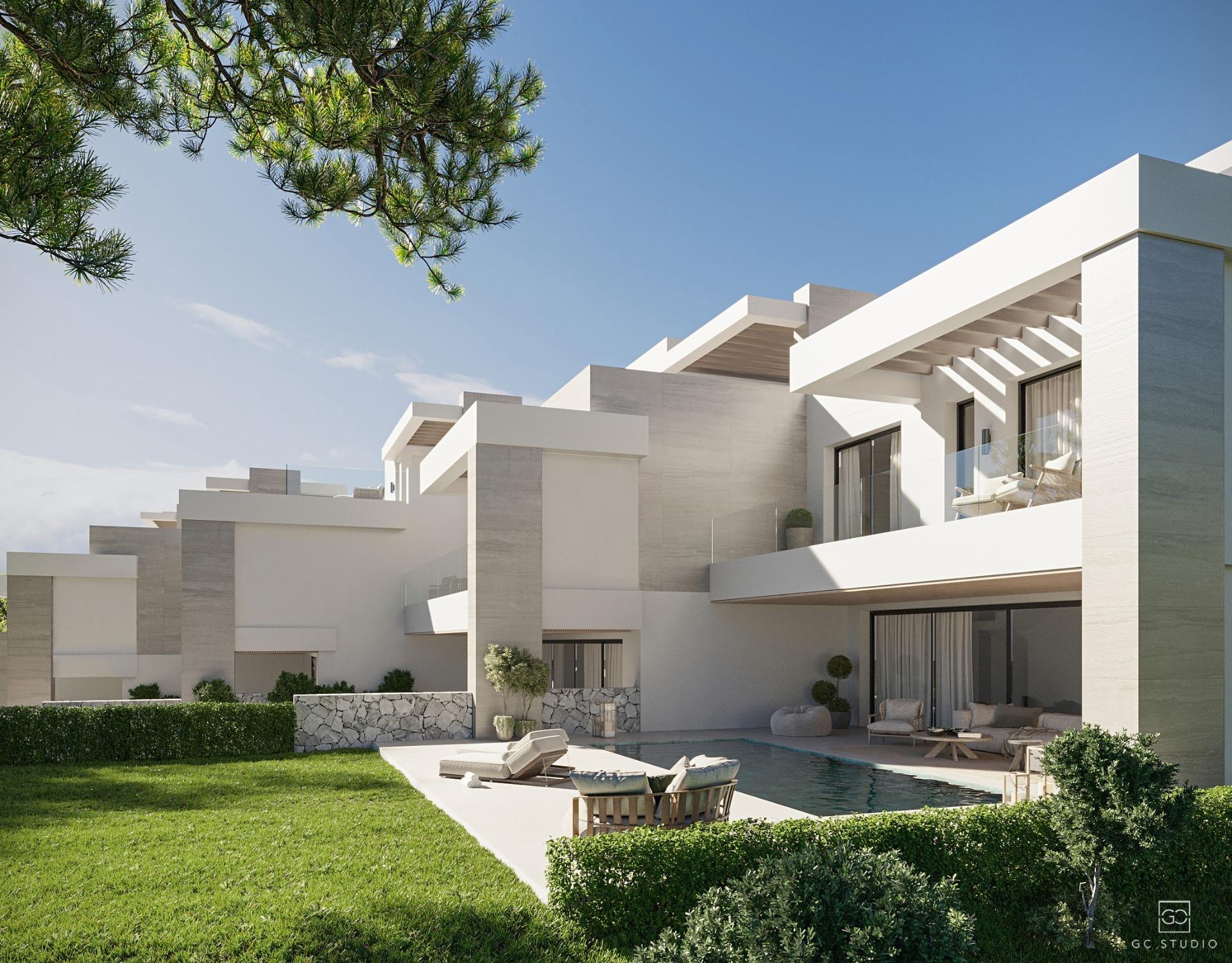 Promoción boutique de 5 viviendas con vistas al mar en La Quinta (Benahavís)