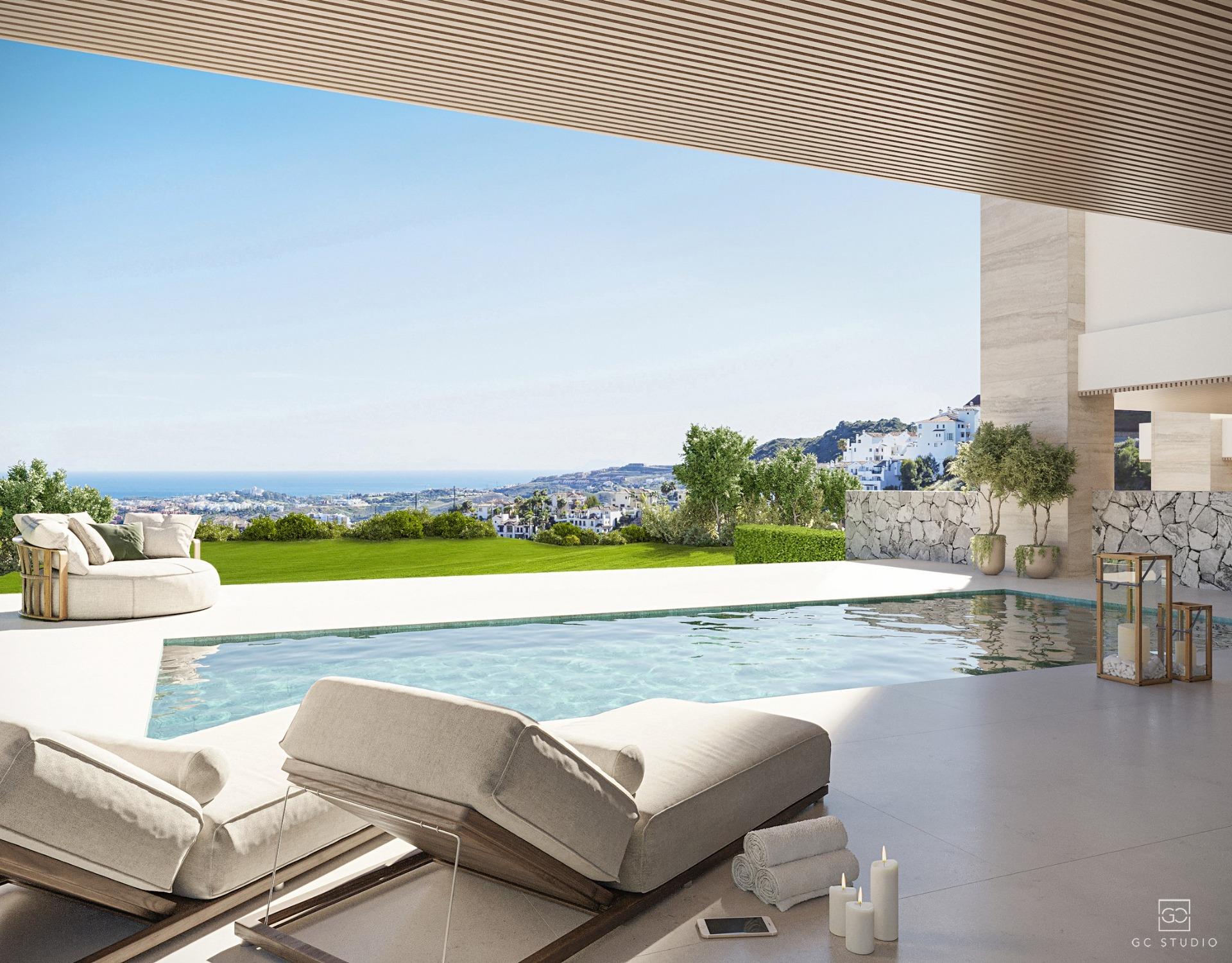Boutique-Projekt mit 5 Residenzen mit Meerblick in La Quinta (Benahavís)
