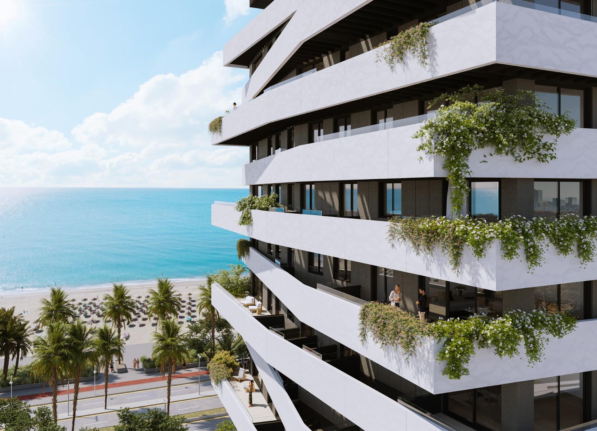 Apartamente Moderne Noi pe Frontul Mării din Malaga