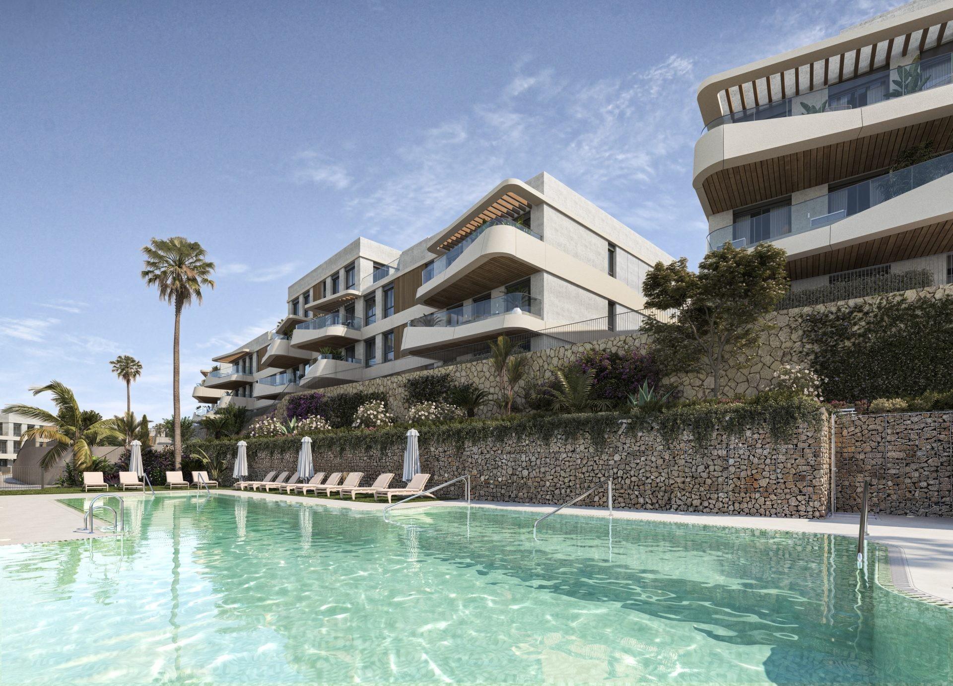西埃斯特波纳全新高尔夫公寓与顶层复式住宅，Costa del Sol