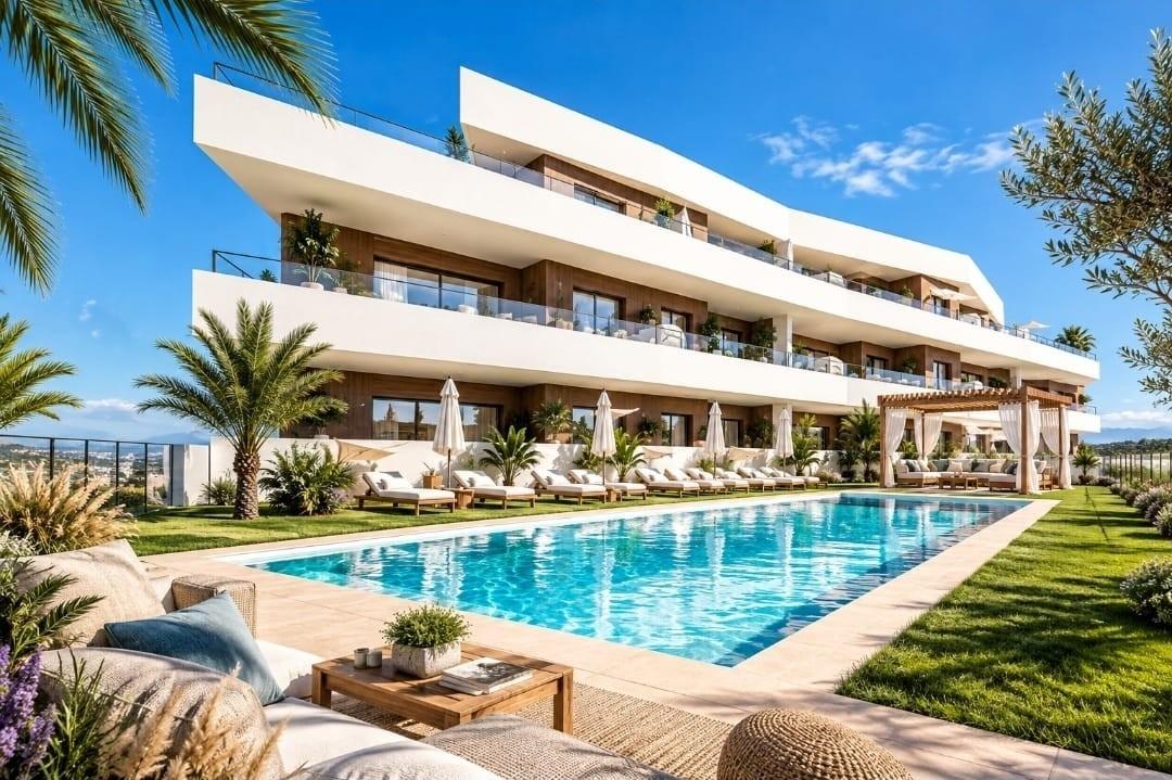 Apartamentos de nueva construcción con piscina y gimnasio en Formentera del Segura, Costa Blanca