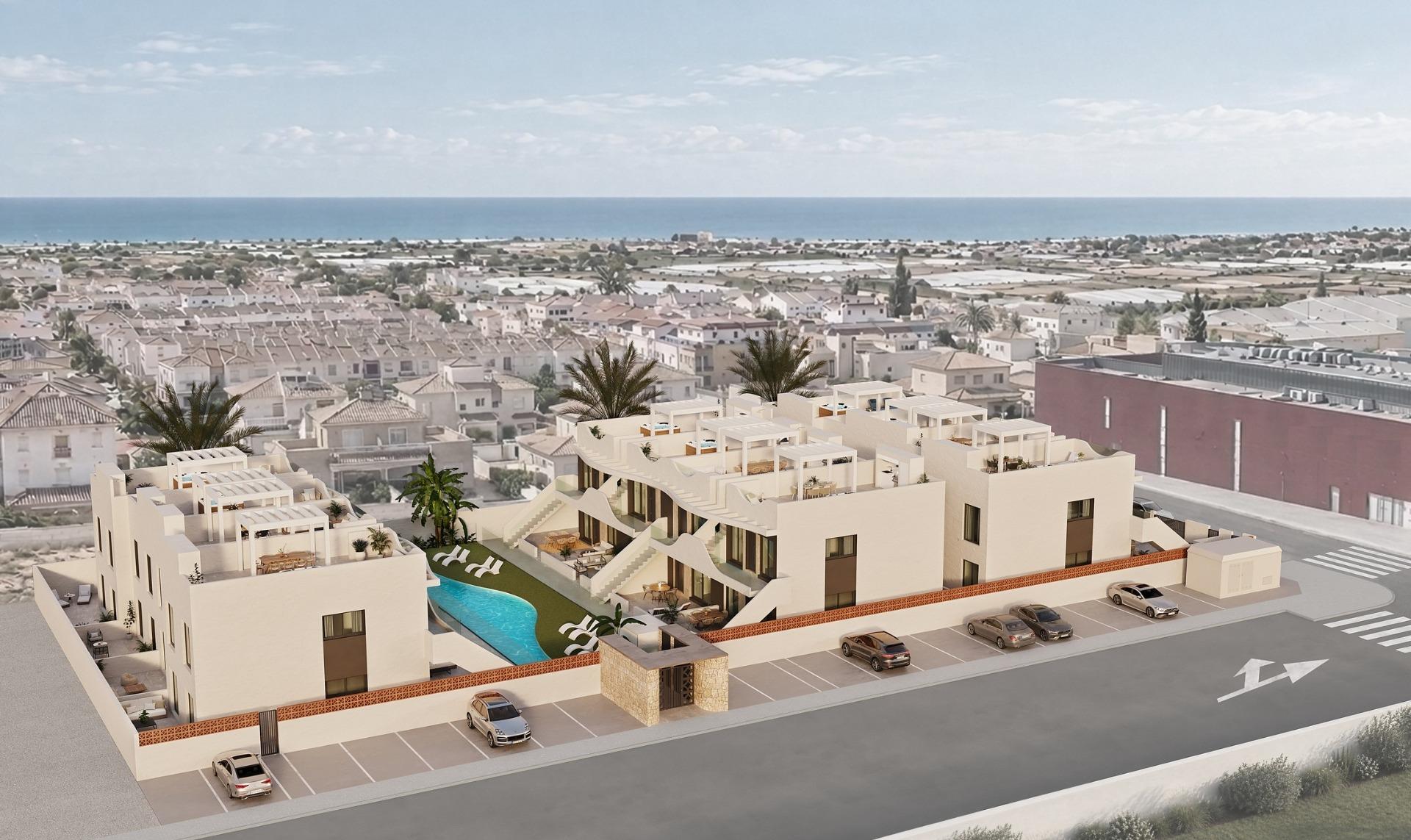 Bungalows de nueva construcción en Pilar de la Horadada, Costa Blanca Sur