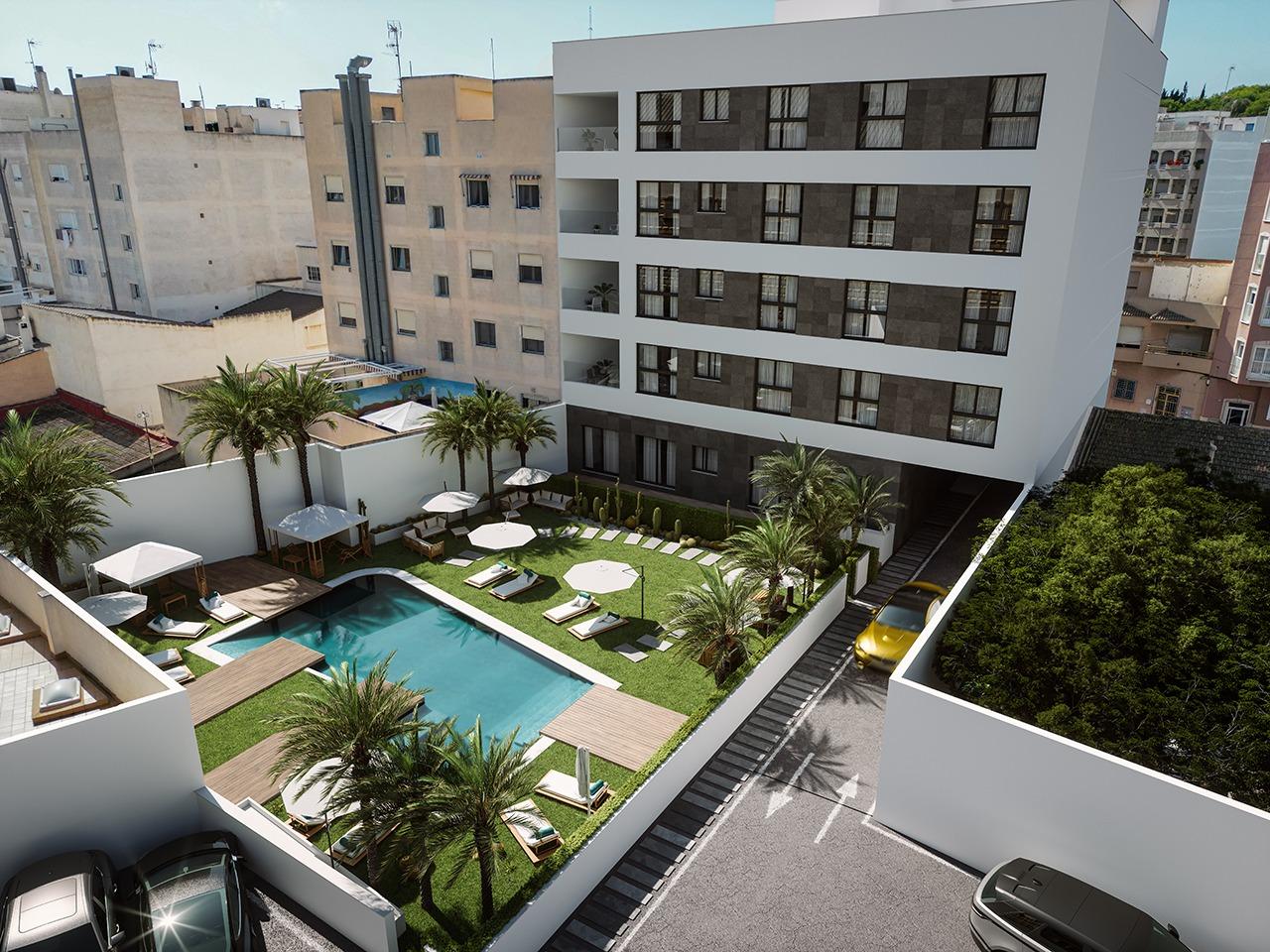 Apartamente noi în dezvoltare în centrul Guardamar del Segura, Costa Blanca