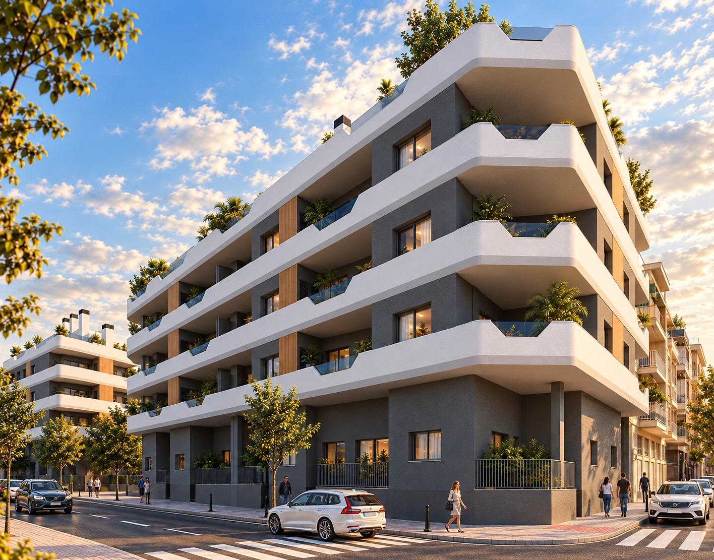 Apartamentos de nueva construcción en el centro de Santa Pola, cerca de la playa