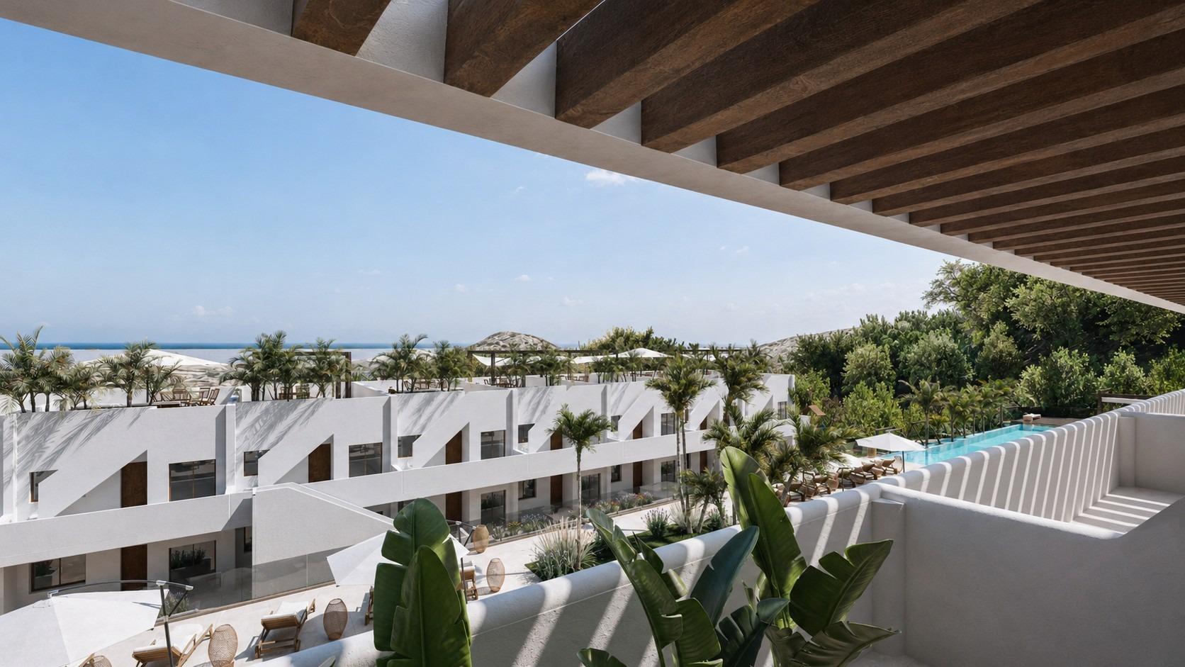 Apartamentos de nueva construcción cerca del campo de golf Aguilon en Pulpí-San Juan de los Terreros, Almería