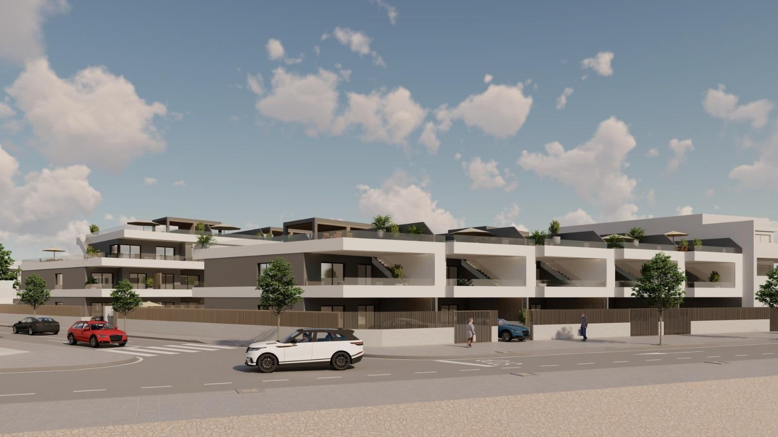 Neubauwohnungen und Bungalows zum Verkauf in Pilar de la Horadada in Strandnähe