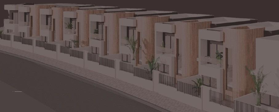 Neubau-Einfamilienhäuser zum Verkauf in Aguilas Murcia Nur 500 m vom Strand entfernt