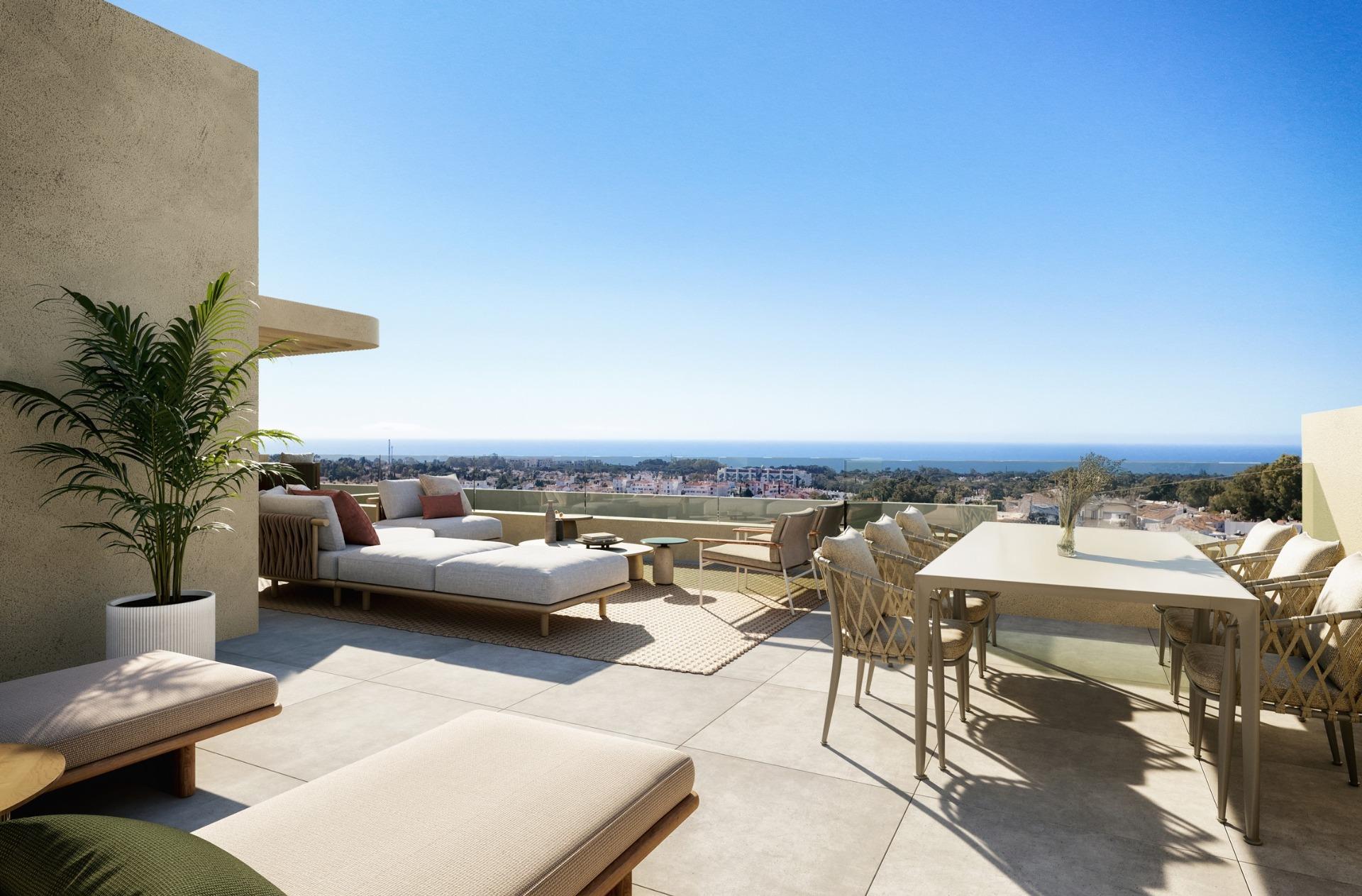 Apartamentos de lujo de nueva construcción en El Campanario-Estepona, cerca del golf y la playa