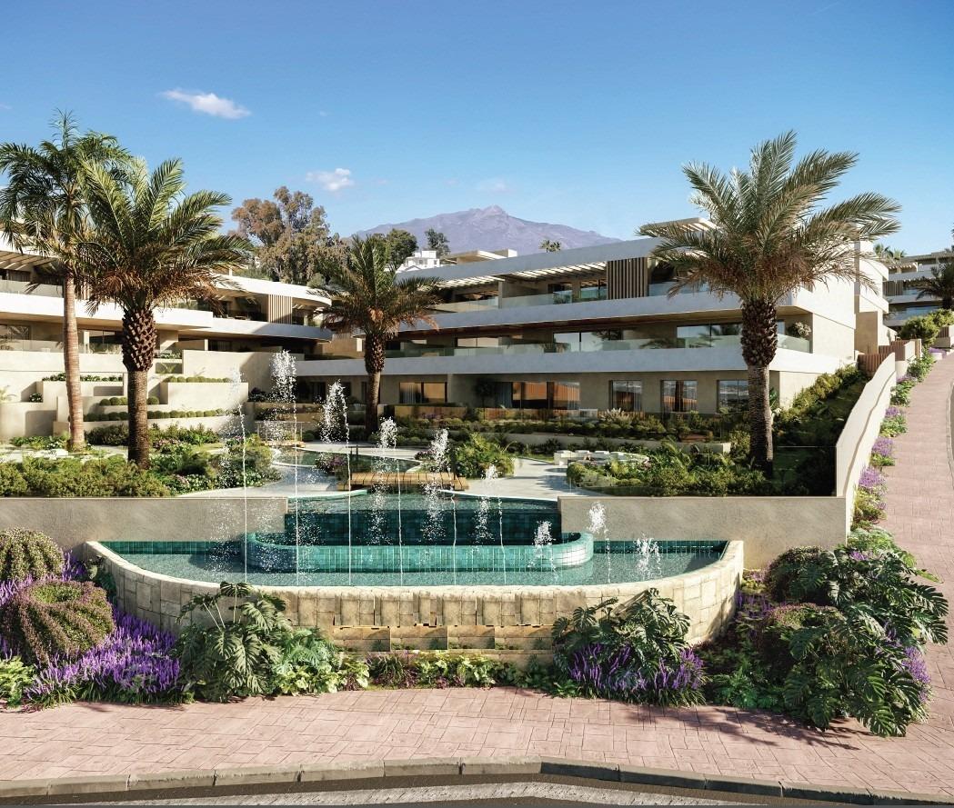 Luxuriöse Neubauwohnungen in El Campanario-Estepona in der Nähe von Golfplatz und Strand