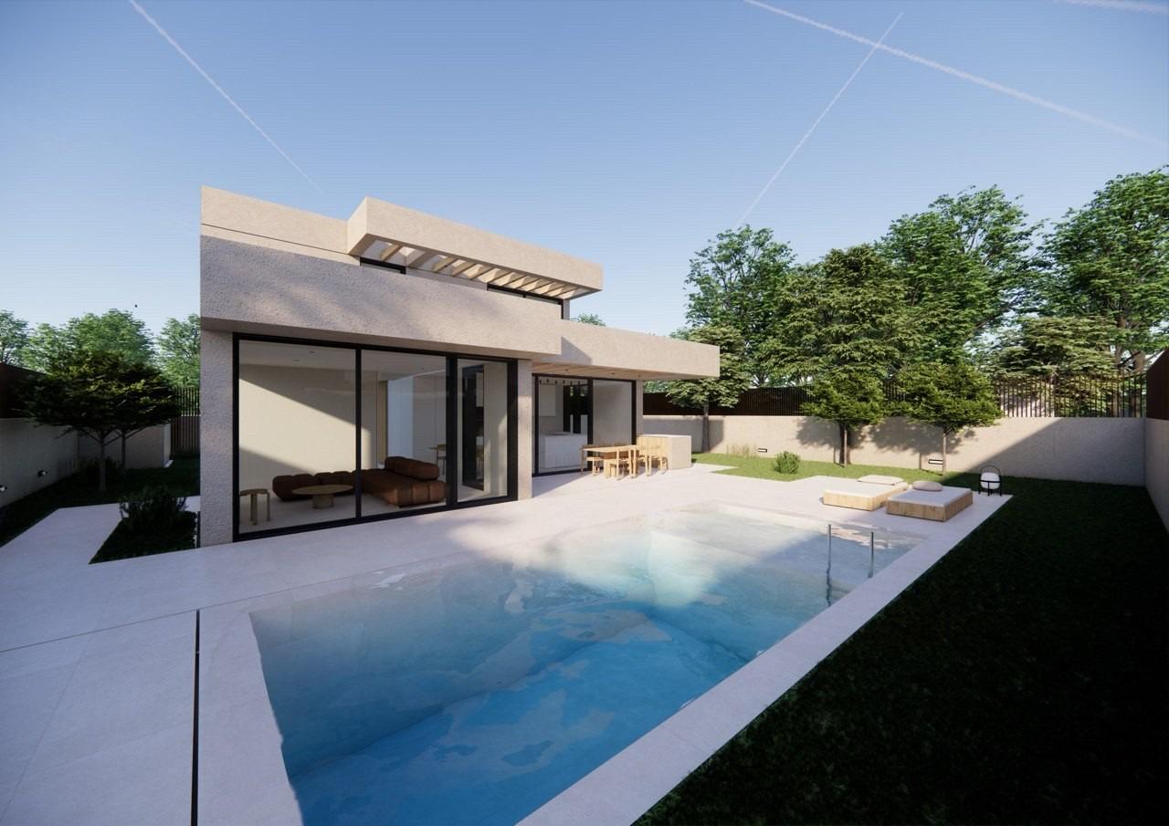 Nieuwbouwwoning met luxe villa met uitzicht op zee in La Alberca Polop