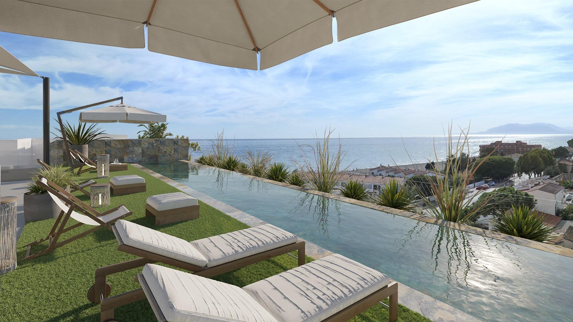 Appartements neufs à 100 m de la mer à Rincon de la Victoria, Torre de Benagalbon