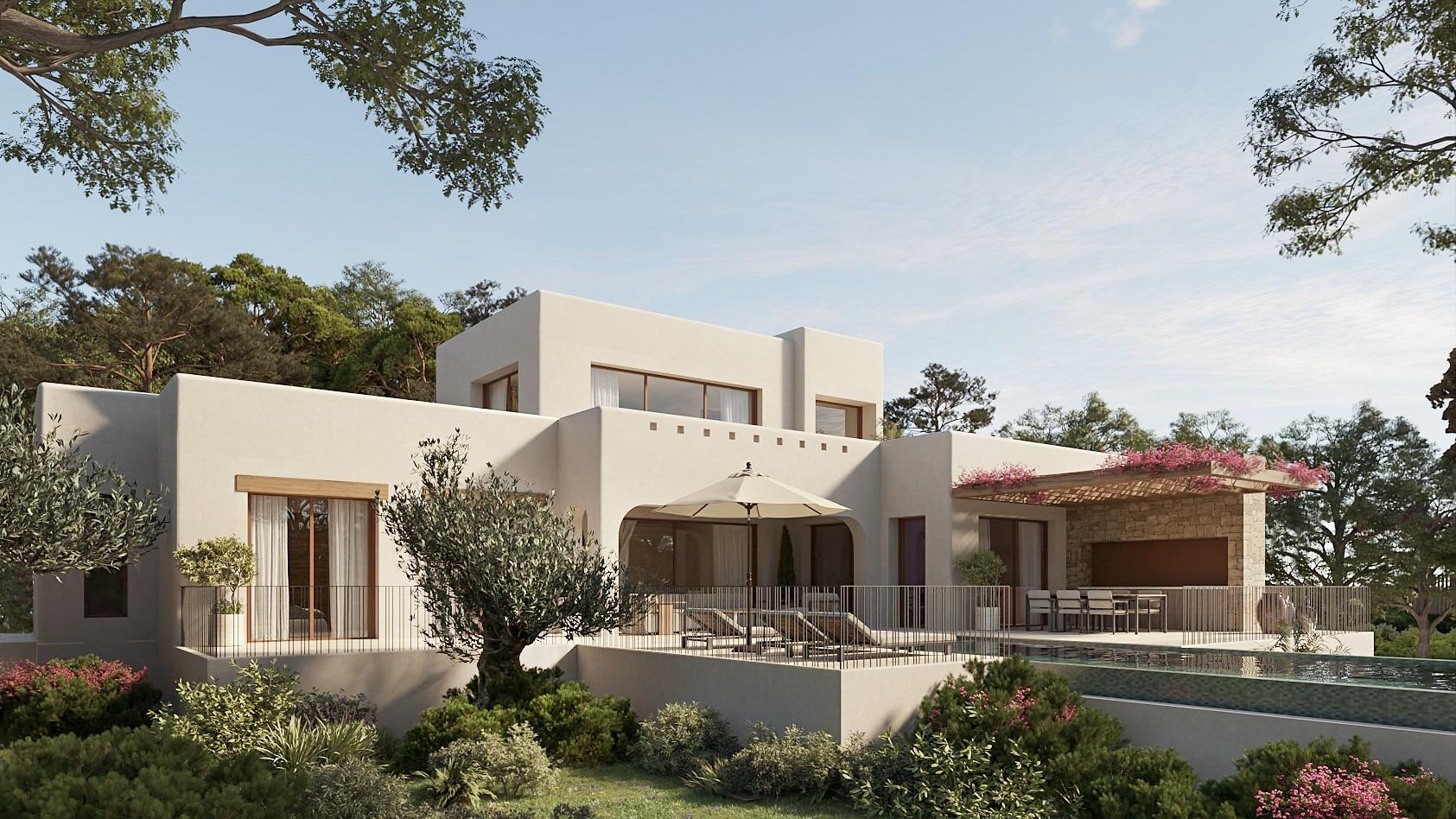 Villa de luxe de style ibérique à La Fustera (Benissa Costa) À seulement 1 km de la plage