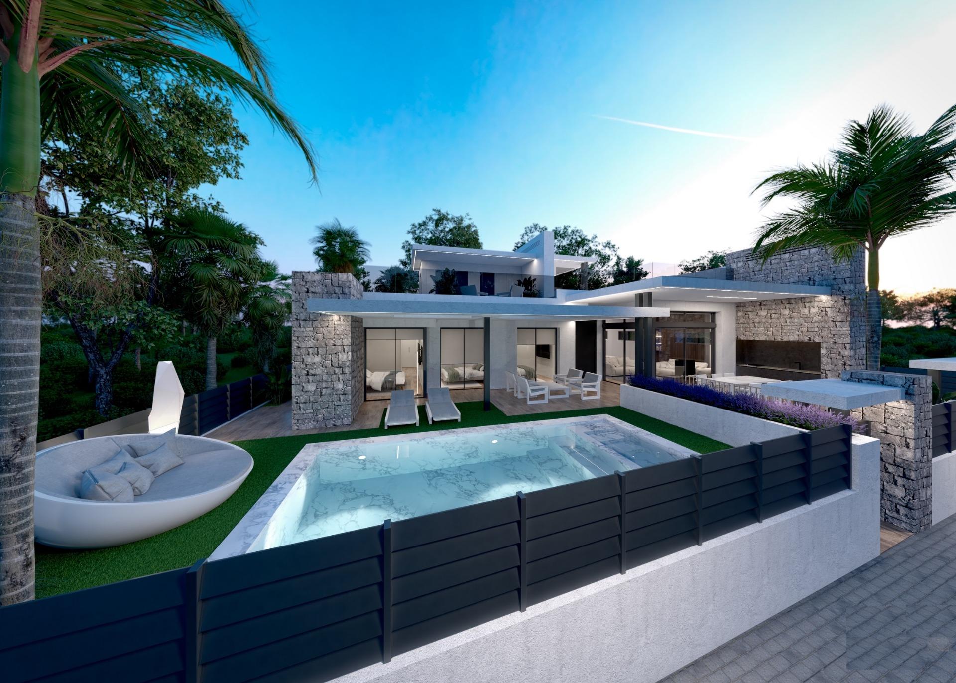 Luxusvilla in erster Seereihe im Santa Rosalia Lake and Life Resort in Murcia