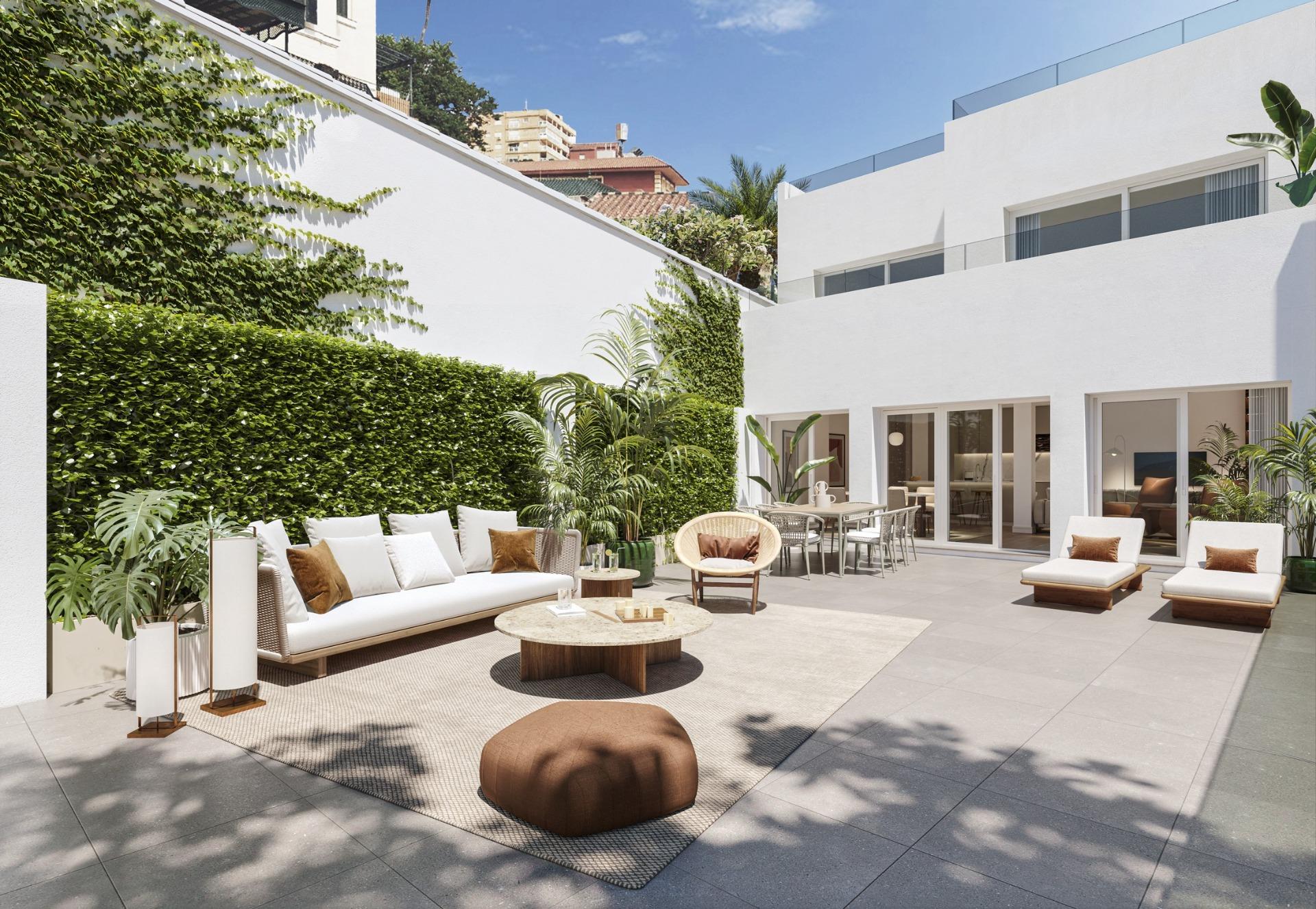 Maisons exclusives avec vue sur la mer à La Malagueta (Malaga) : un cadre de vie côtier de premier choix