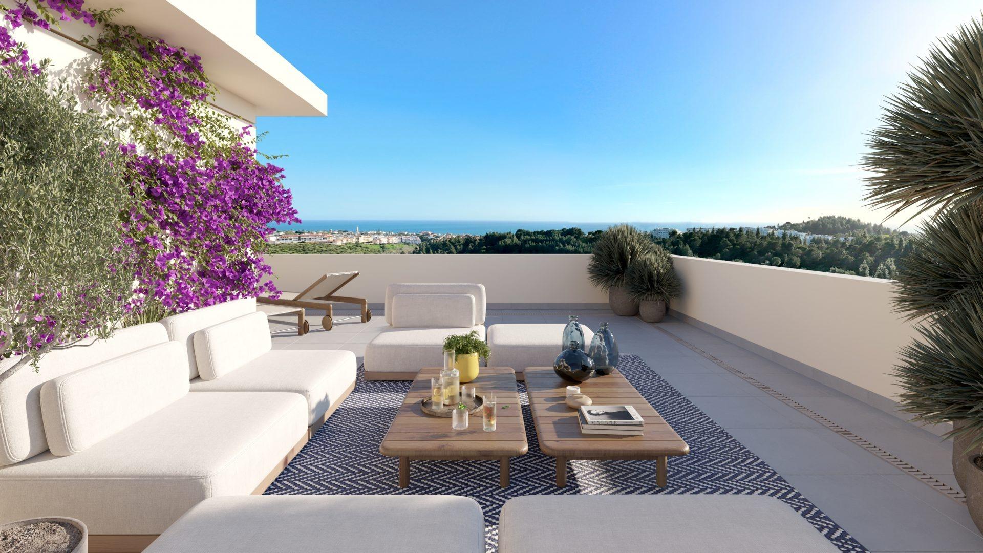 Appartements neufs avec vue dégagée à Mijas Costa - Costa del Sol