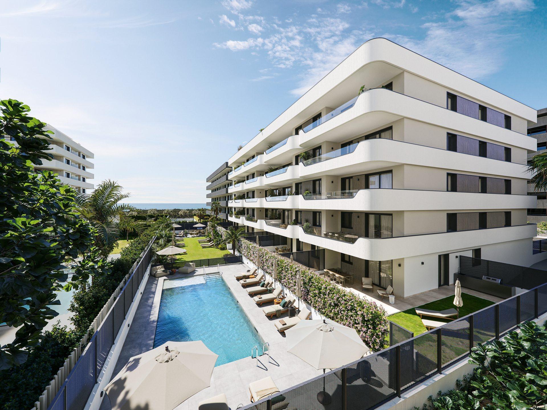 Nieuwbouwwoningen op 300 meter van het strand in Torre del Mar-Vélez Málaga, Costa del Sol