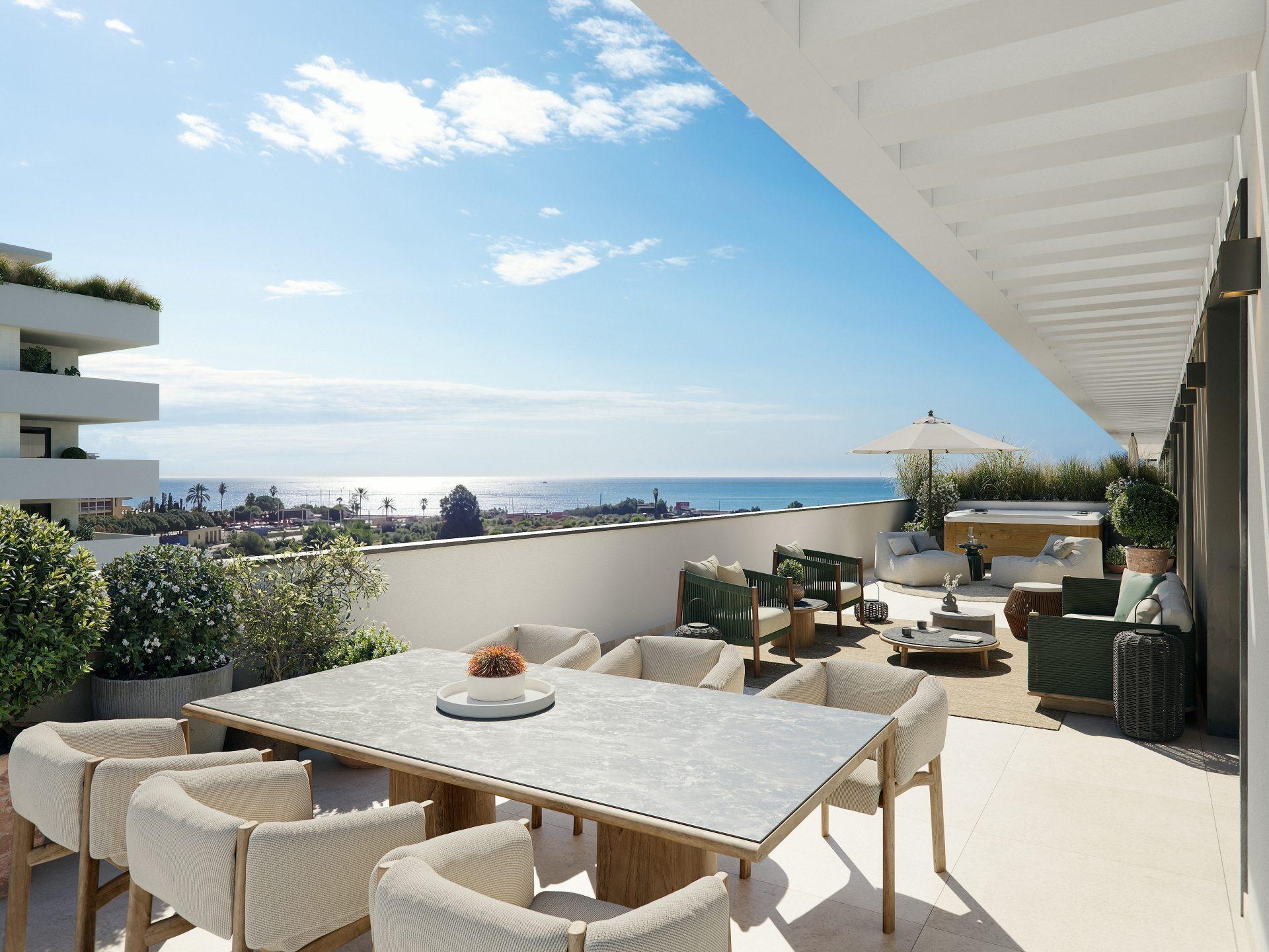 Appartements neufs à 300 m de la plage à Torre del Mar-Vélez Málaga, Costa del Sol