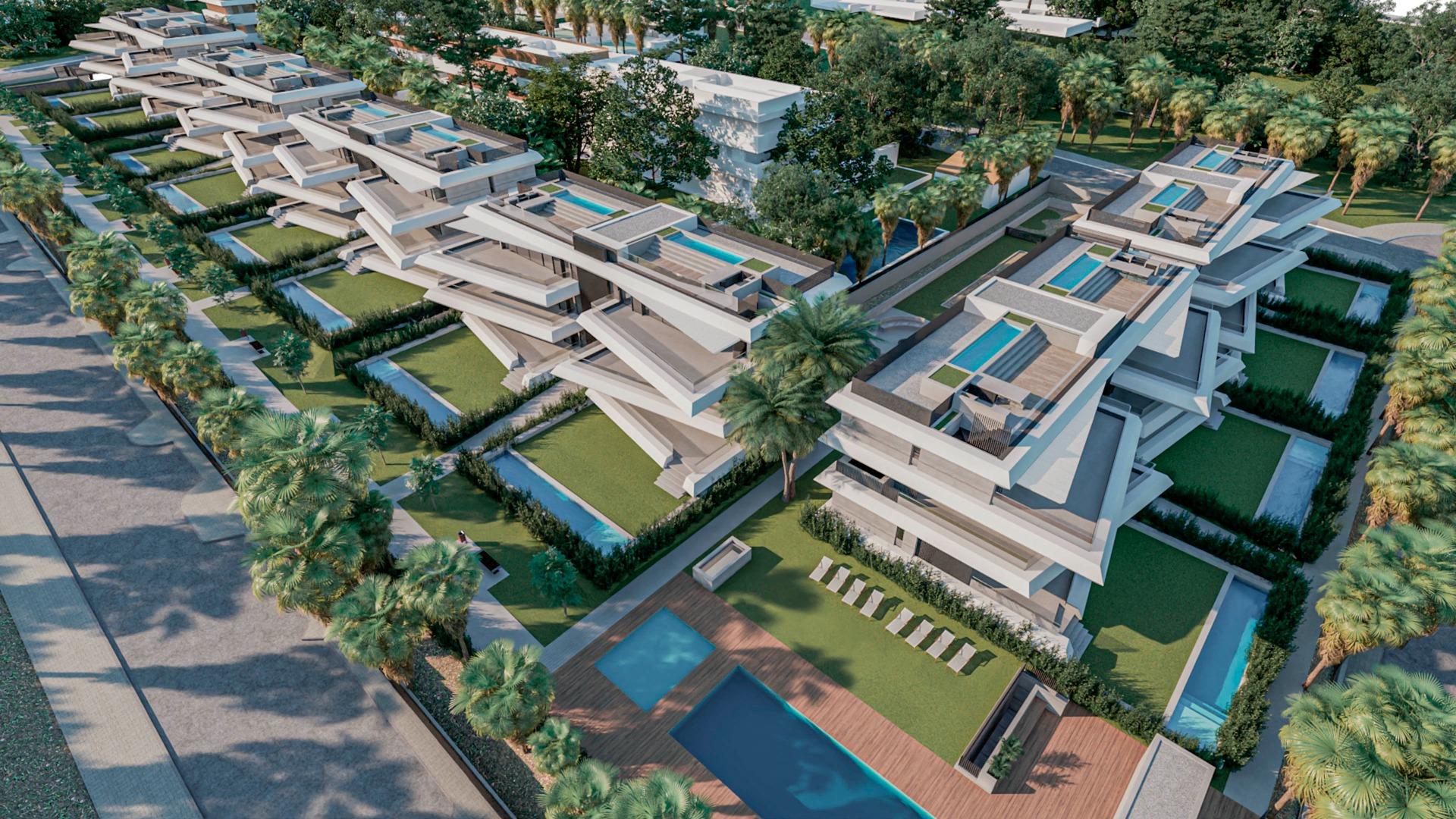 Boutique-Neubauwohnungen an der New Golden Mile in der Nähe von Estepona