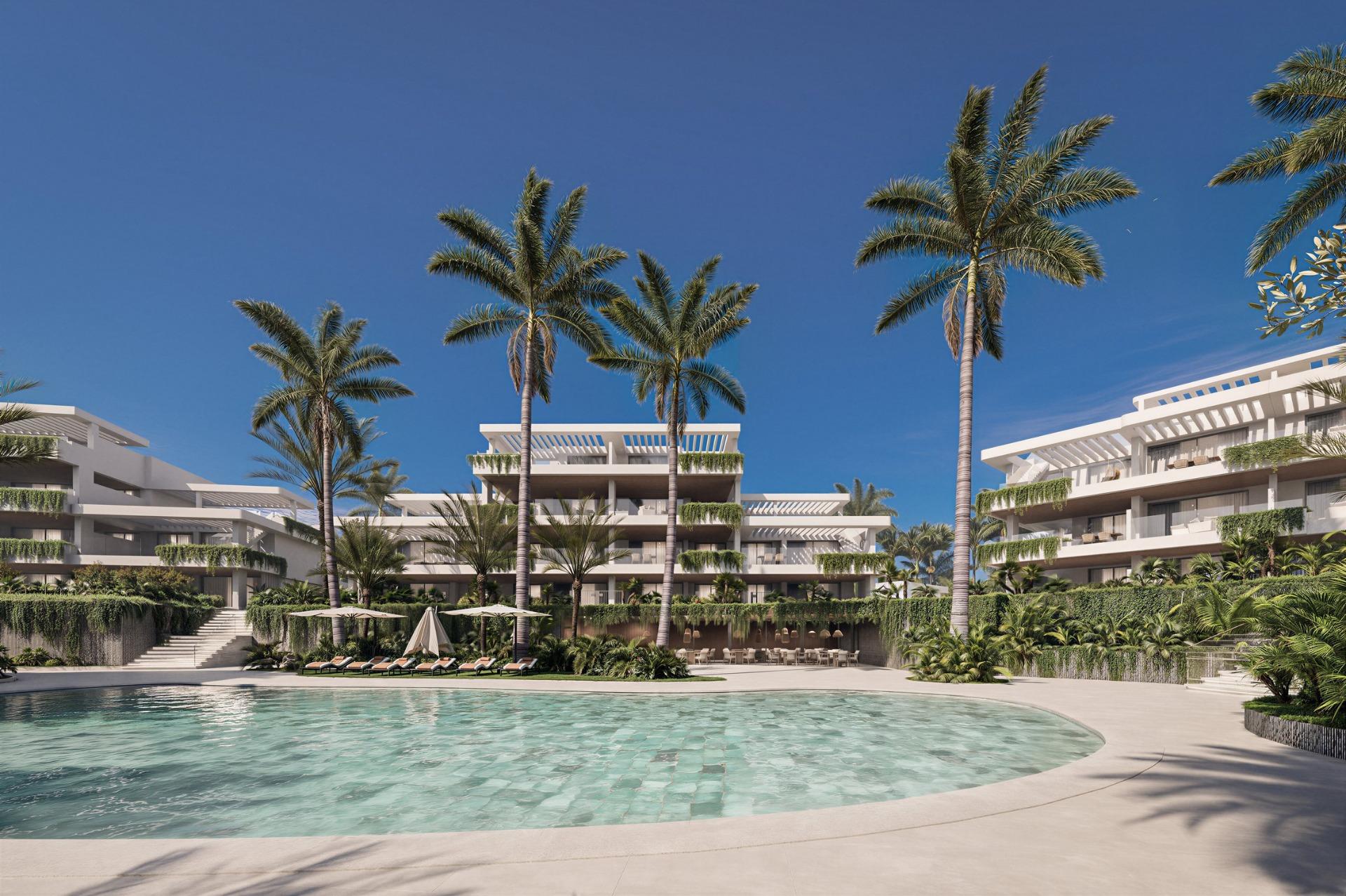 Luxe nieuwbouwappartementen in Estepona Op slechts 400 m van het strand