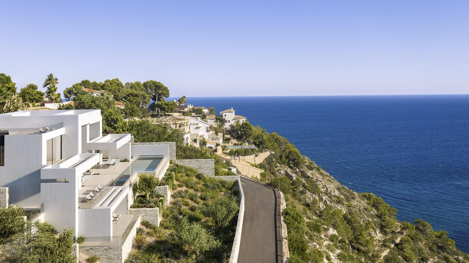 Luxuriöse Neubauvilla mit Meerblick in der Nähe des Strandes Granadella in Jávea