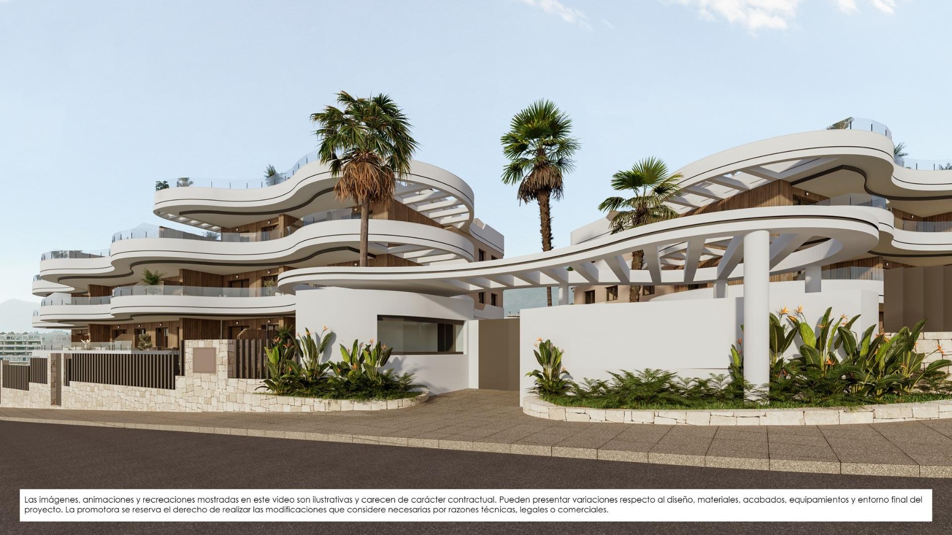 Appartements neufs à vendre à Finestrat avec vue sur la mer et équipements dignes d'un complexe hôtelier