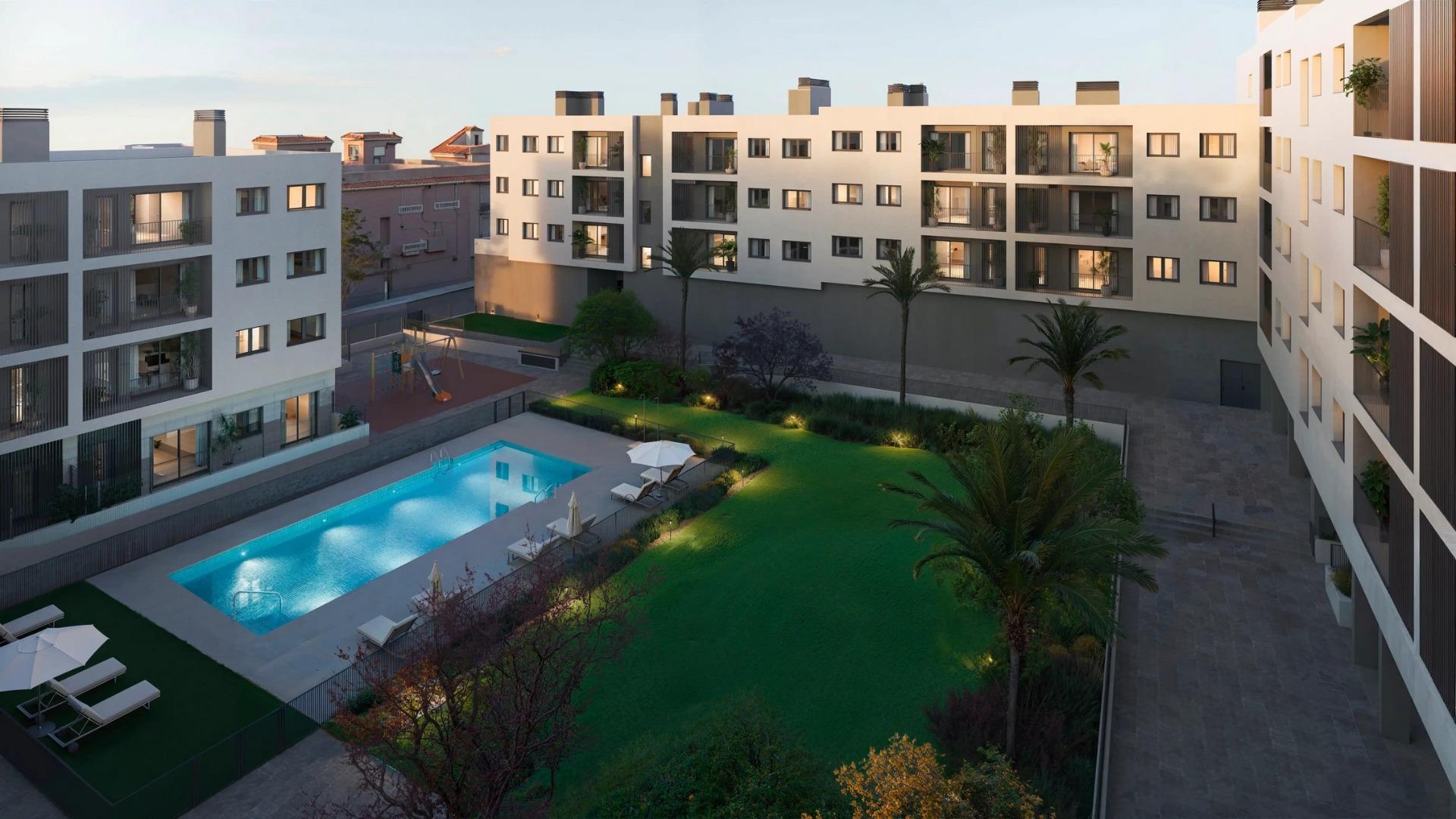 Neue Wohnsiedlung in Alicante mit offenem Blick