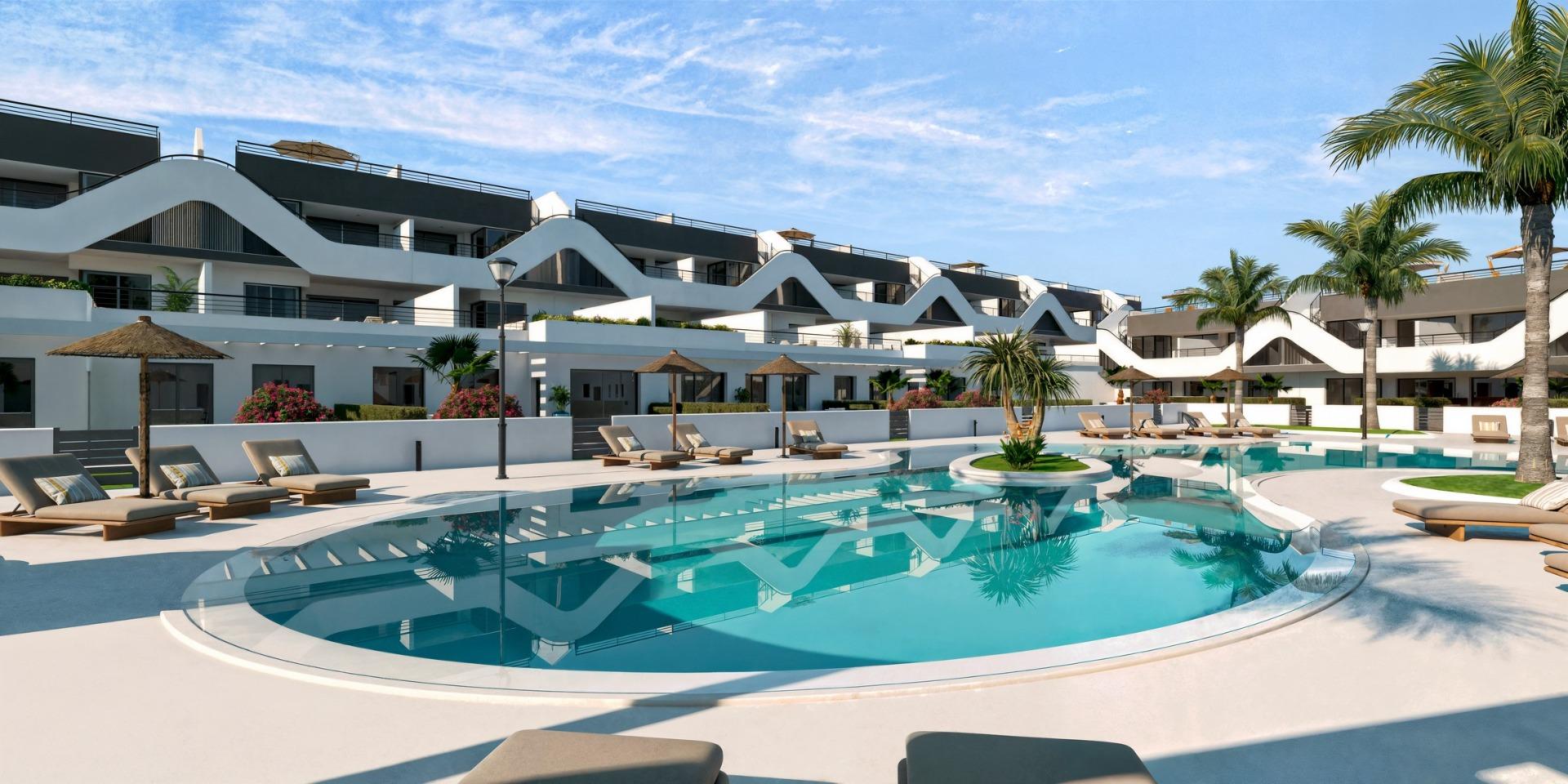 Apartamente noi cu vedere deschisă în Alfaz del Pi