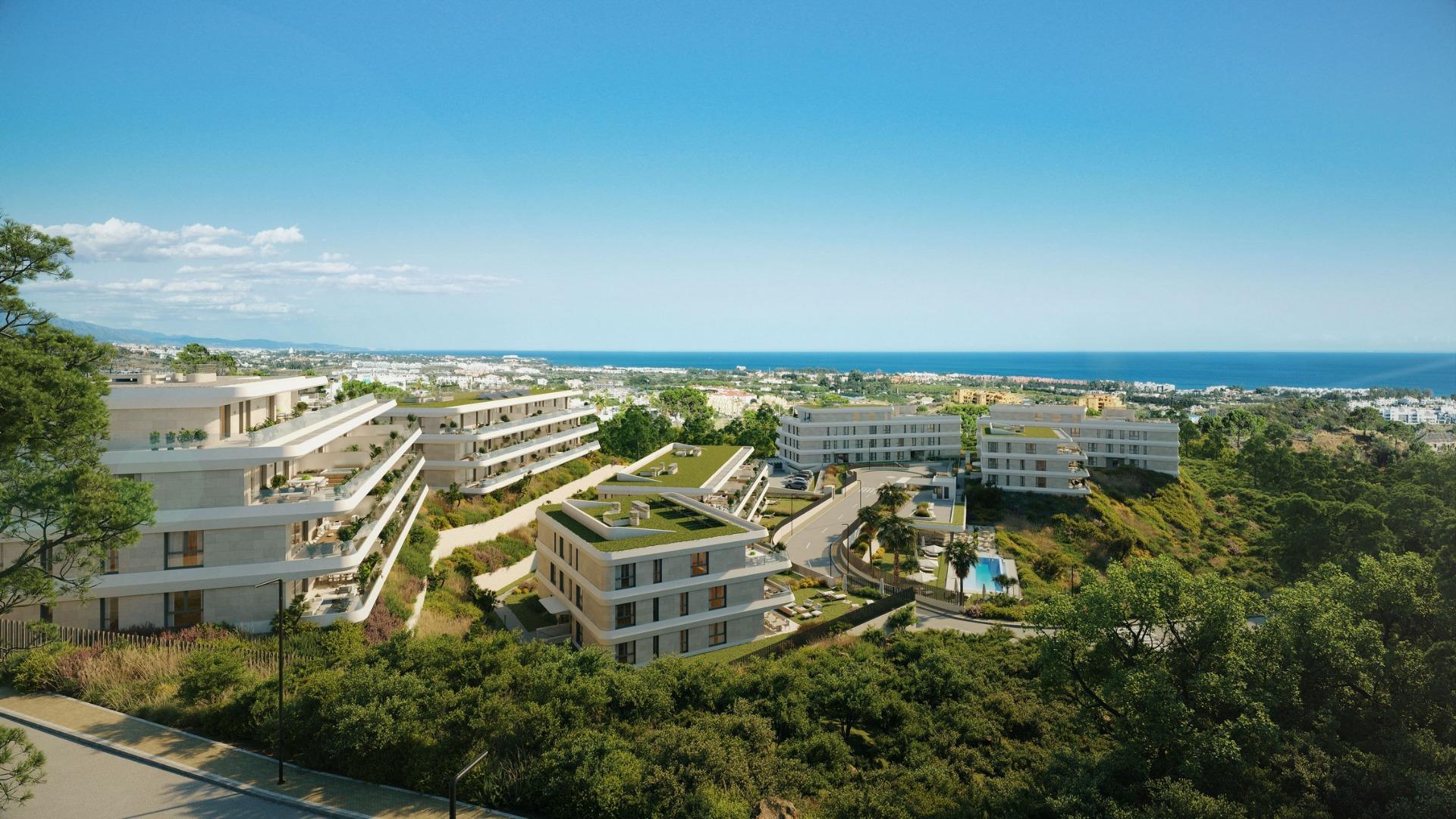 Nowoczesne apartamenty w Selwo Estepona w pobliżu plaży i pola golfowego