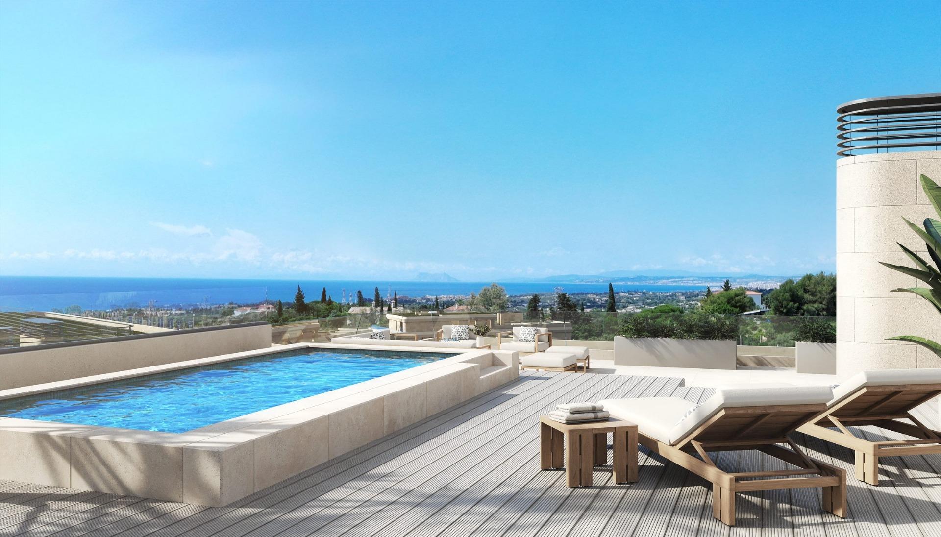 Moderne Neubauwohnungen in Selwo Estepona in Strand- und Golfnähe