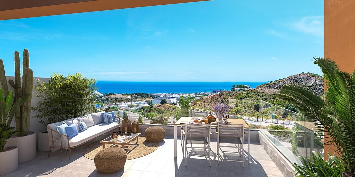 Nieuwbouwwoningen en hoekwoningen in La Cala de Mijas