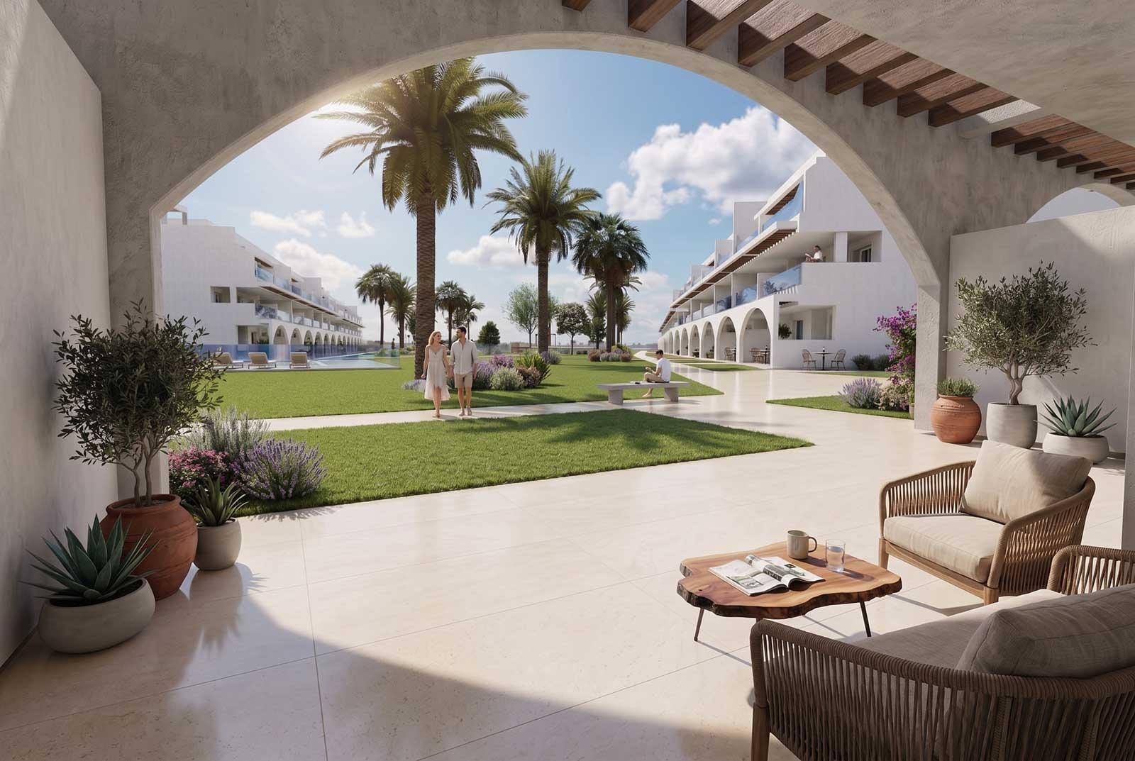 Apartamente noi lângă plajă în Vera Playa, Costa de Almería