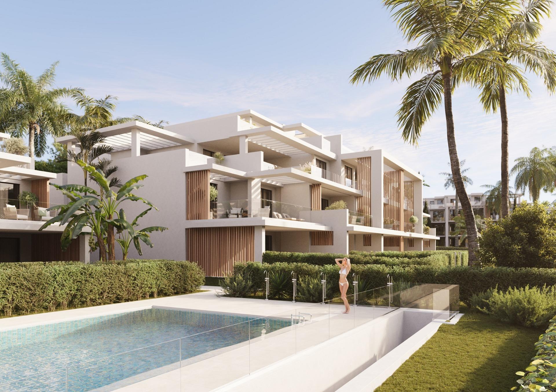 Nybygget boligkompleks nær Estepona