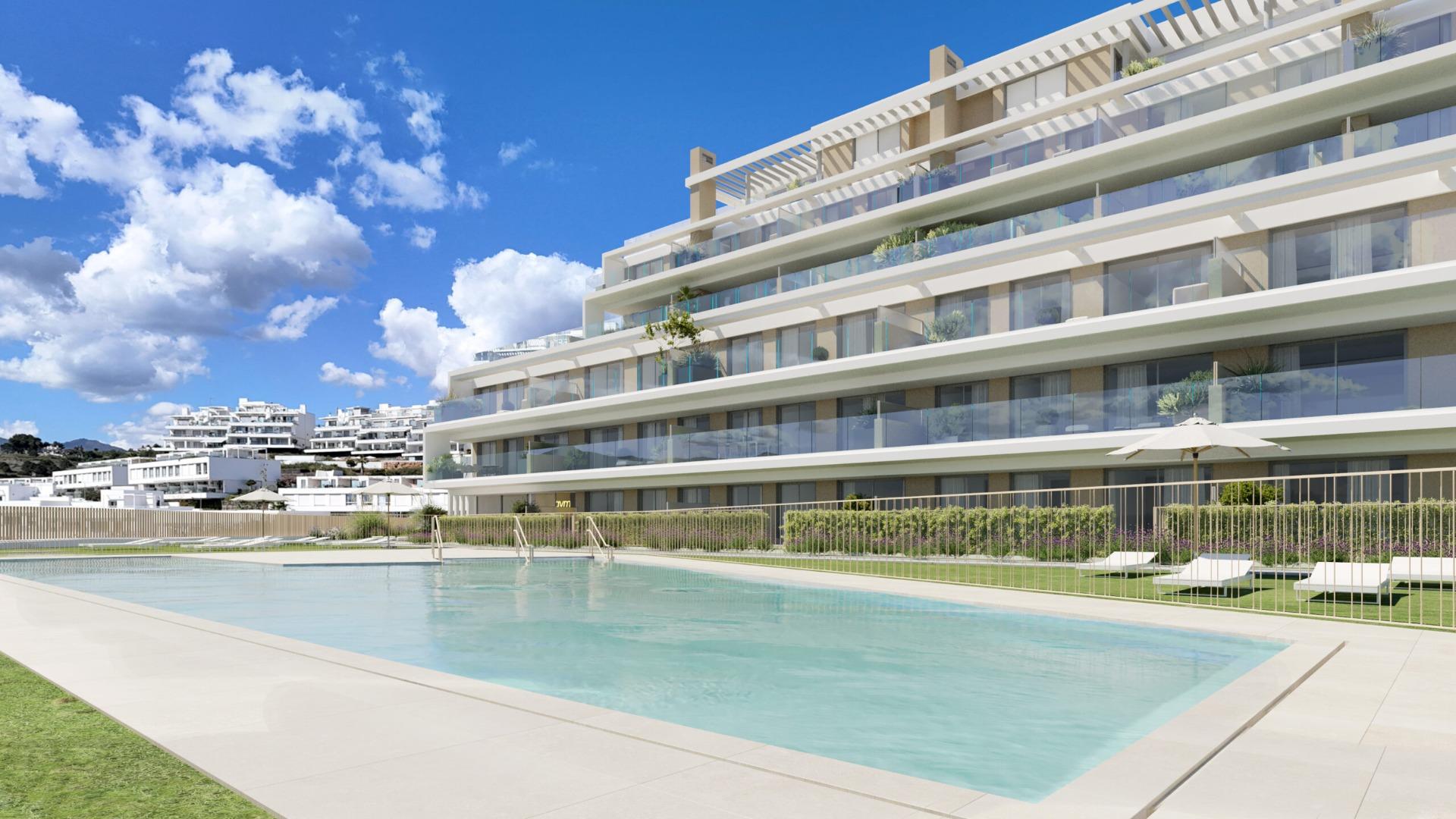Apartamente noi, moderne, în Cancelada, Estepona – Vedere la mare și facilități premium