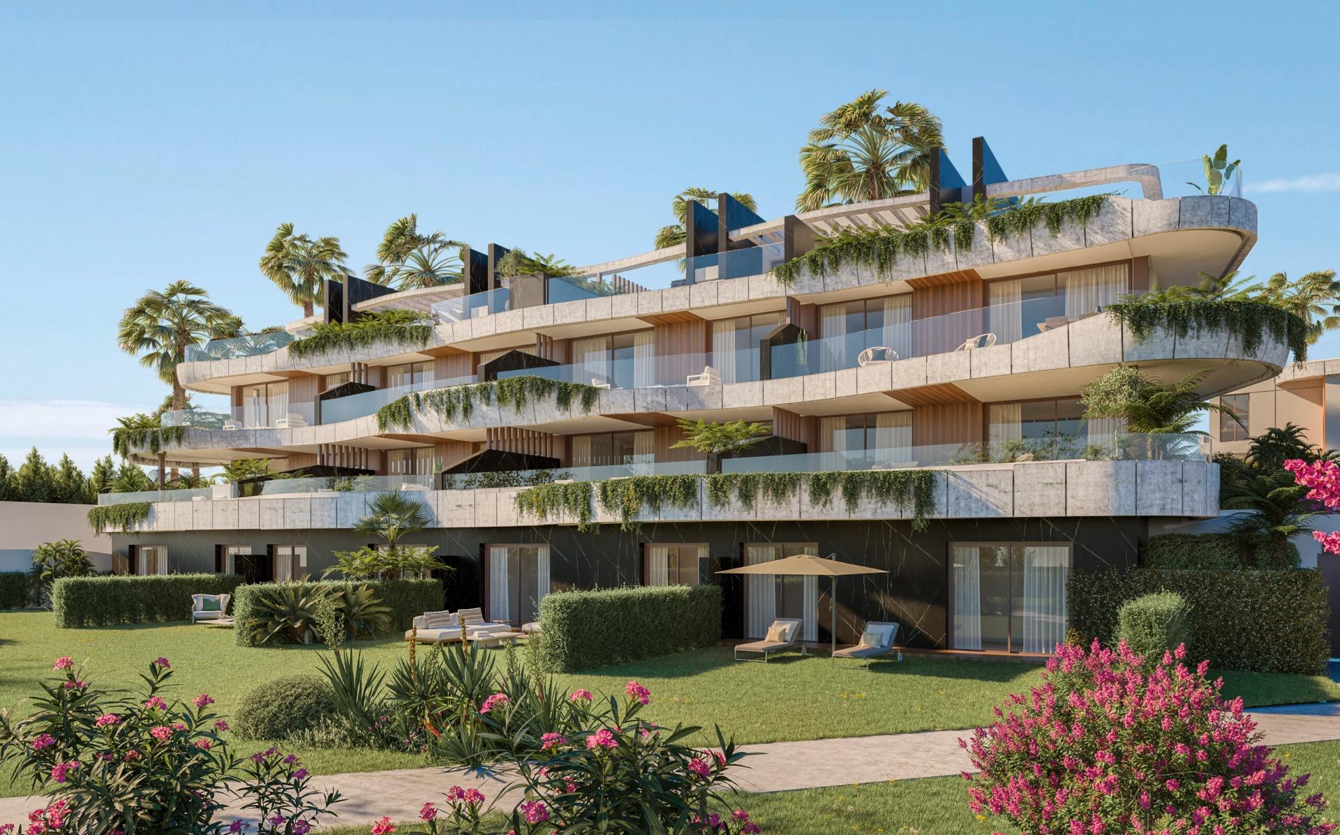 Bajos y áticos de lujo de nueva construcción en Elviria Hills, Marbella Este