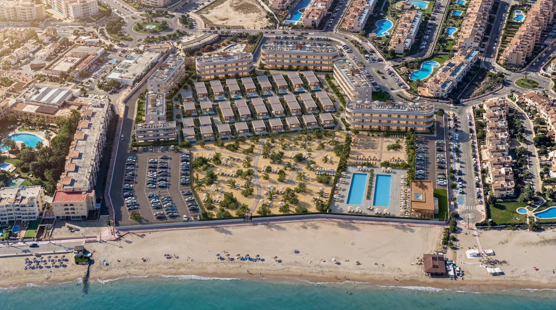 Luxuriöse Ferienwohnungen und Villen mit Privatstrand in erster Strandlinie in Vera Playa-Almería