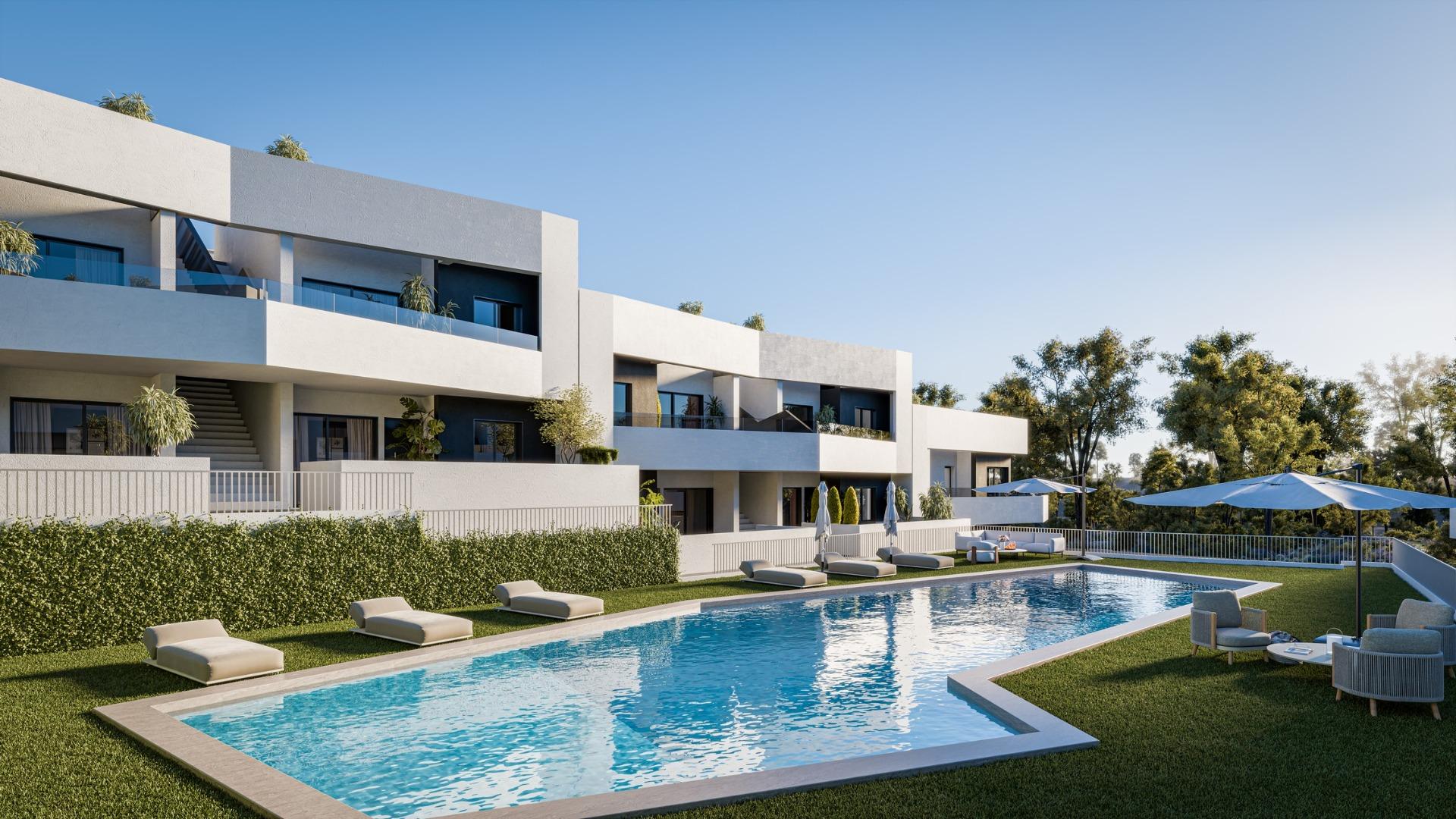 Bungalows neufs à San Miguel de Salinas avec 2 piscines communautaires