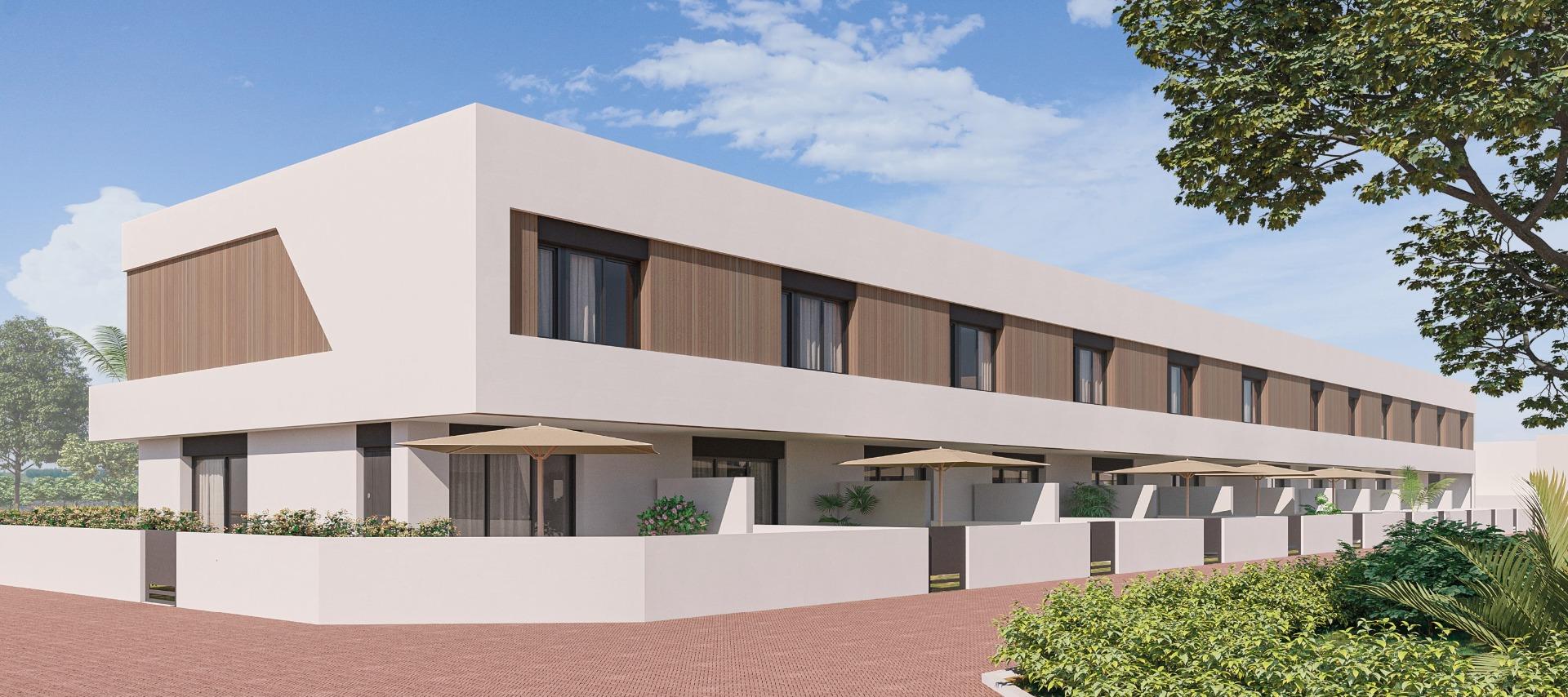 Neubau-Reihenhäuser und Eckreihenhäuser in Pilar de la Horadada