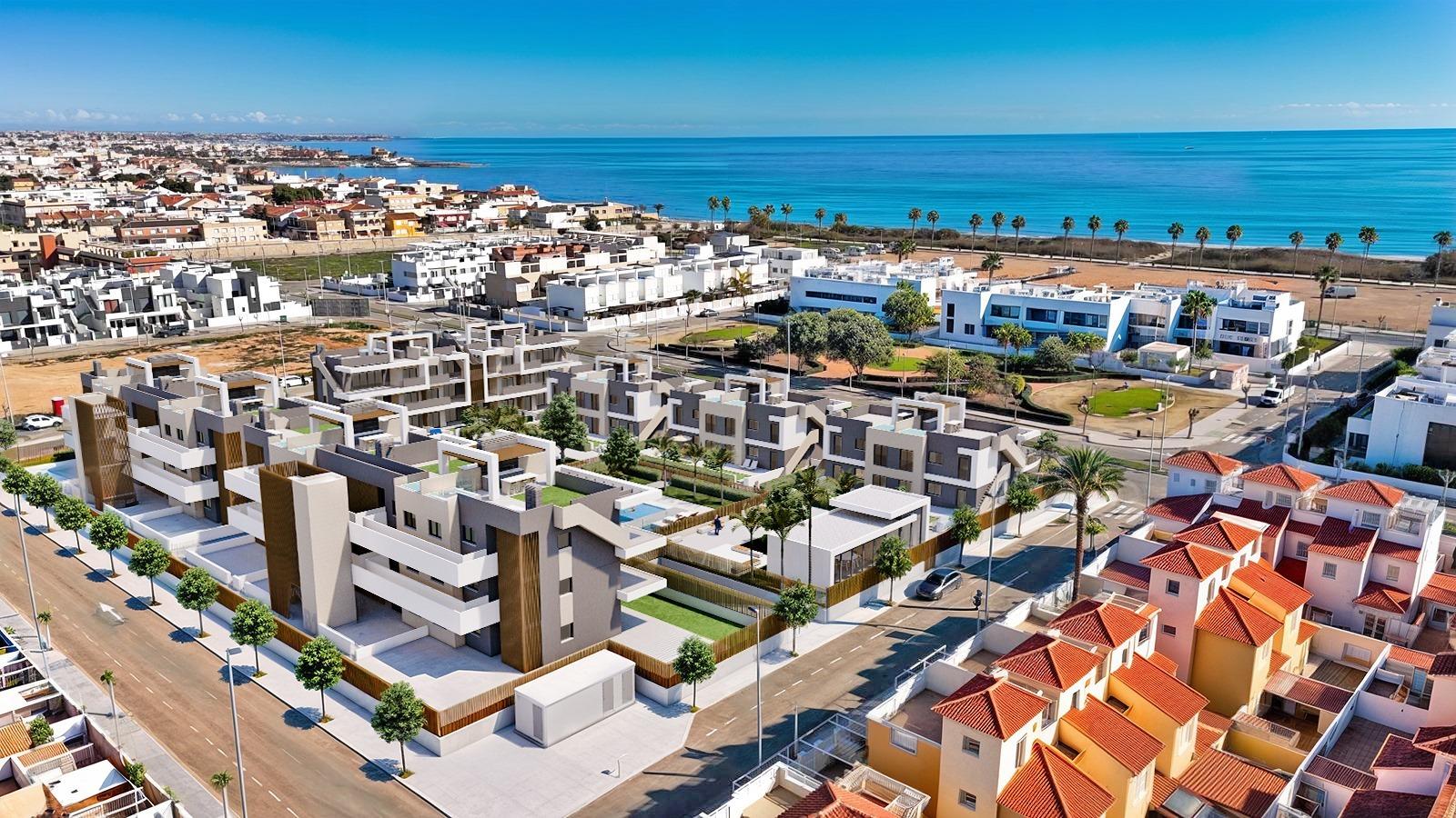 Appartements touristiques de luxe à 150 mètres de la plage de Las Higuericas - Torre de la Horadada
