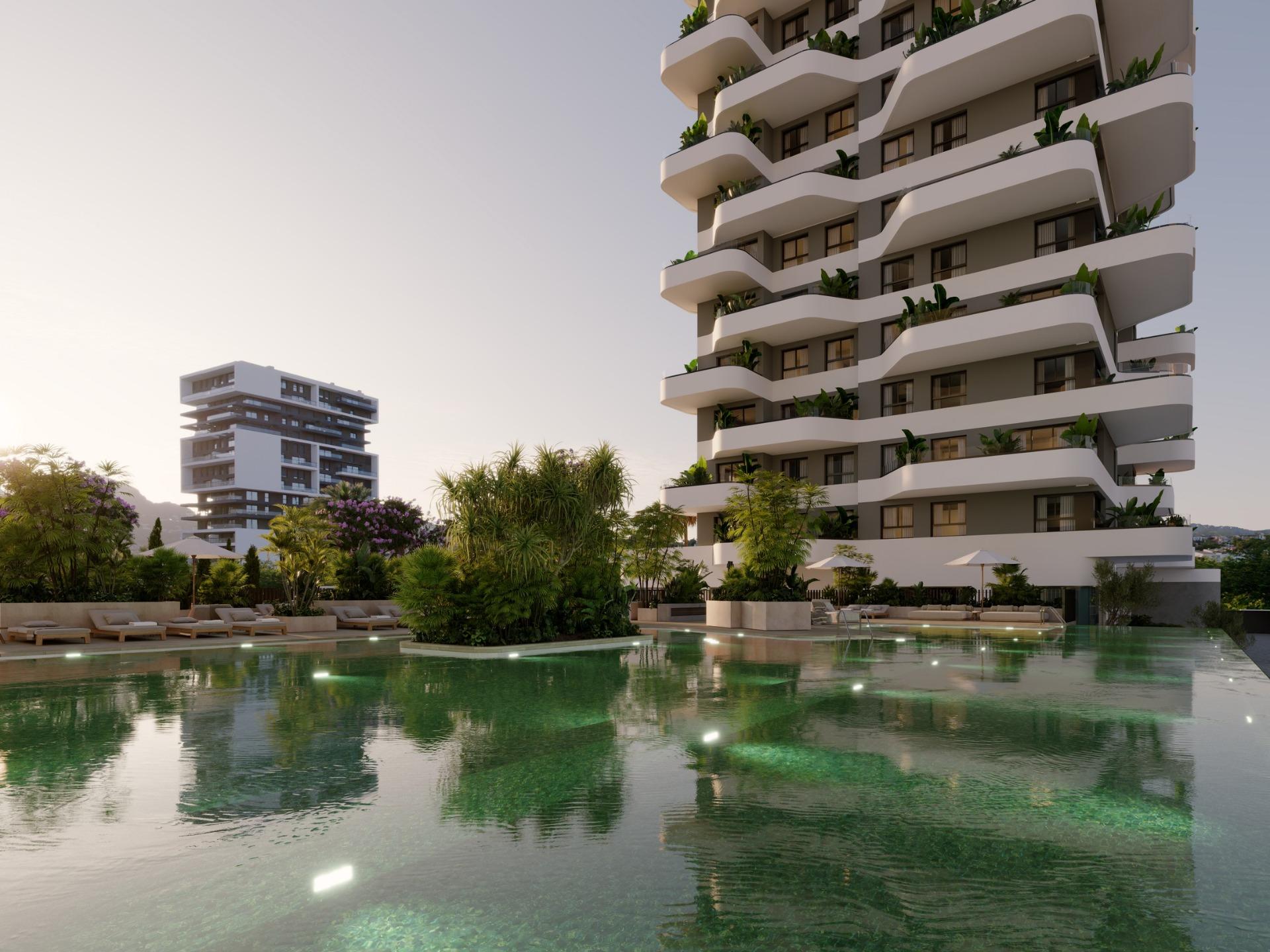 Moderne nieuwbouwwoningen in Calpe Op slechts 450 m van Playa del Cantal Roig