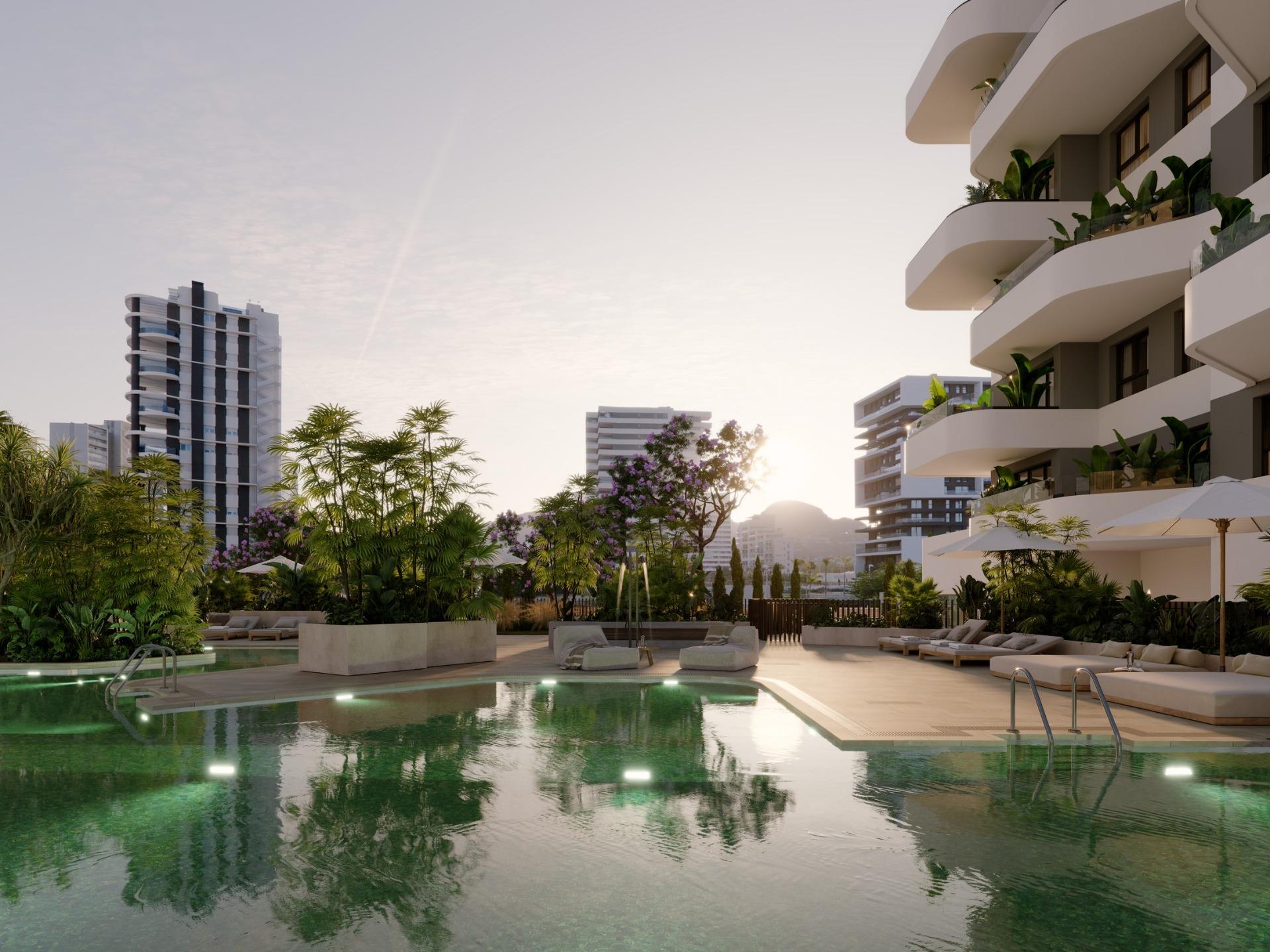 Moderne nieuwbouwwoningen in Calpe Op slechts 450 m van Playa del Cantal Roig