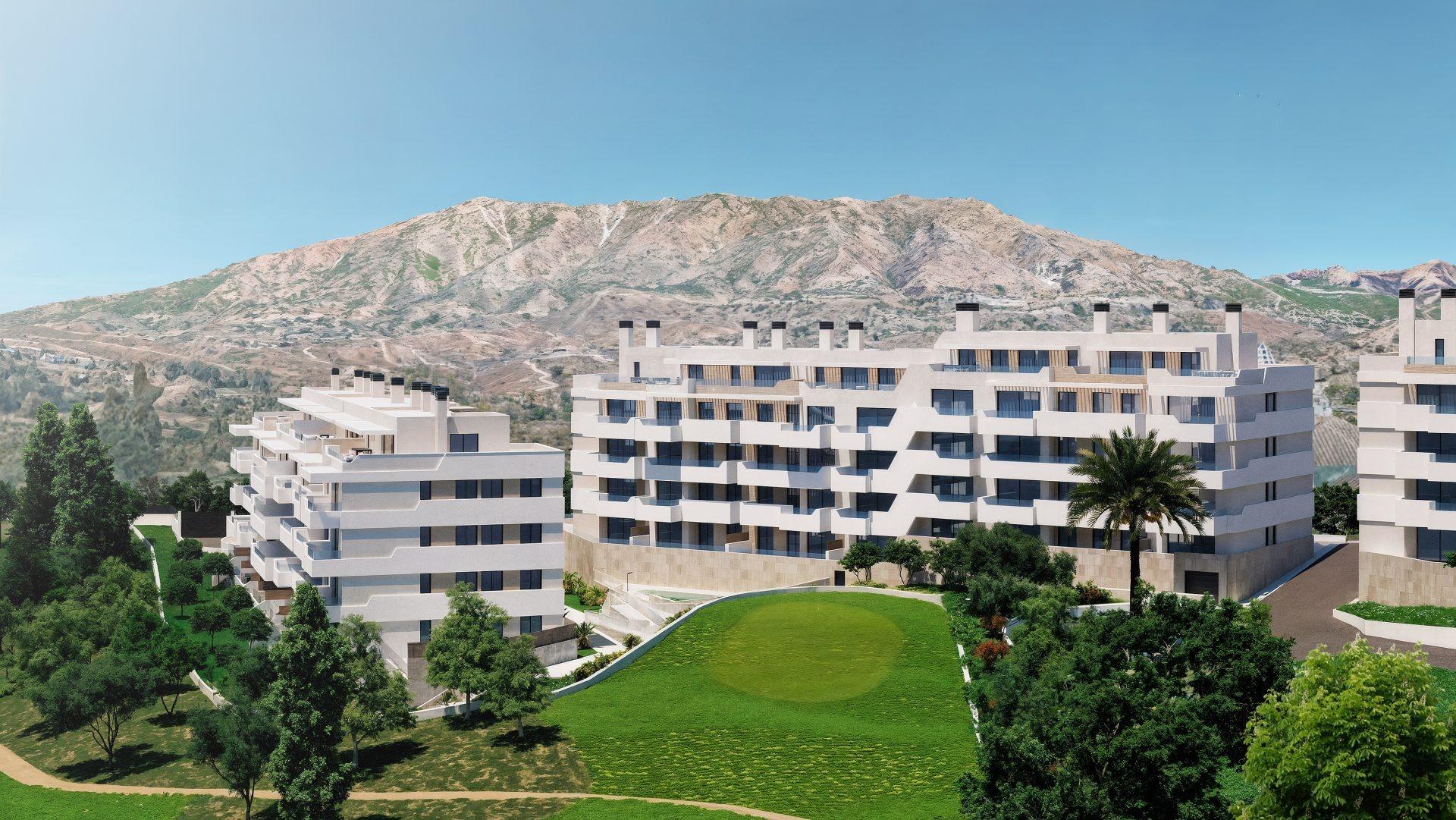 Modernos apartamentos de nueva construcción en Mijas Golf, cerca del campo de golf y las playas