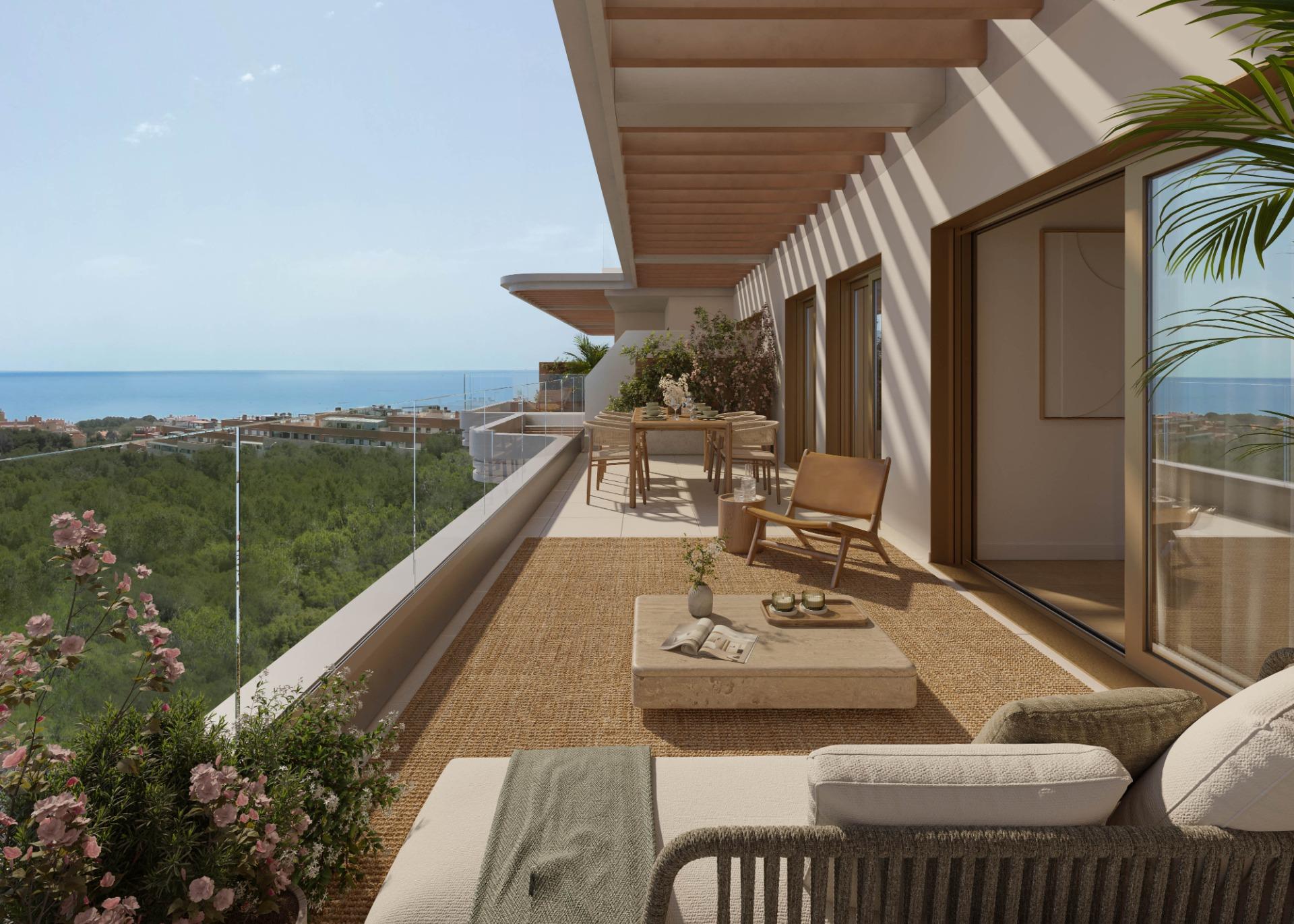 Apartamente noi cu vedere la mare de vânzare în Torremolinos, Costa del Sol