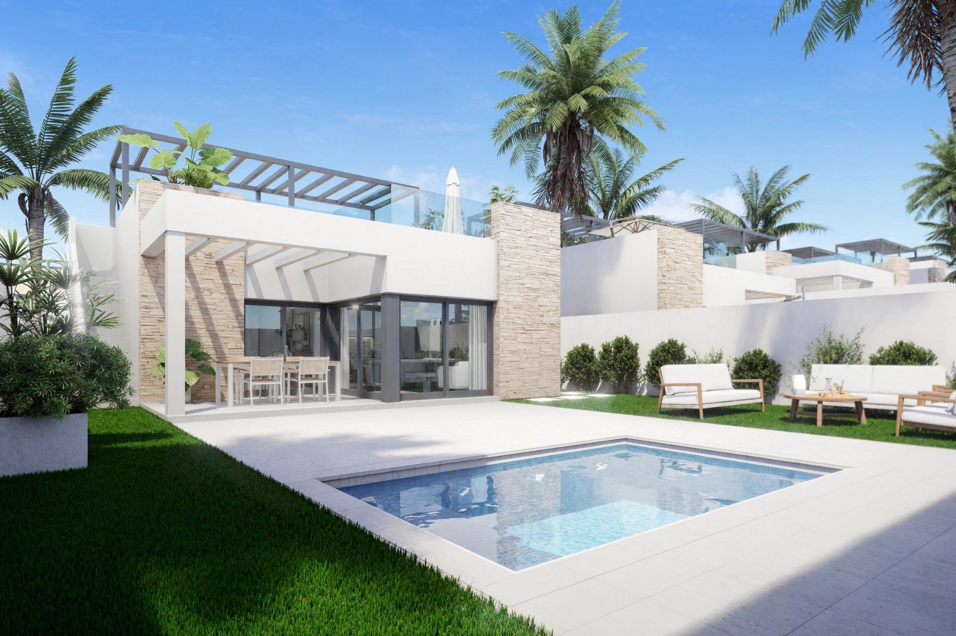Villas modernes neuves avec piscine privée à Valle del Este, Vera, Almería