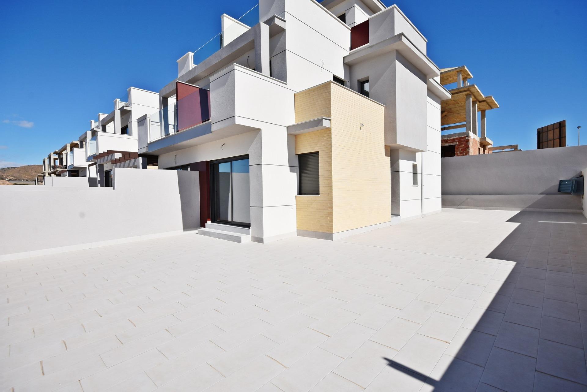 Moderne Doppelhaushälften mit Meerblick in Puerto de Mazarron
