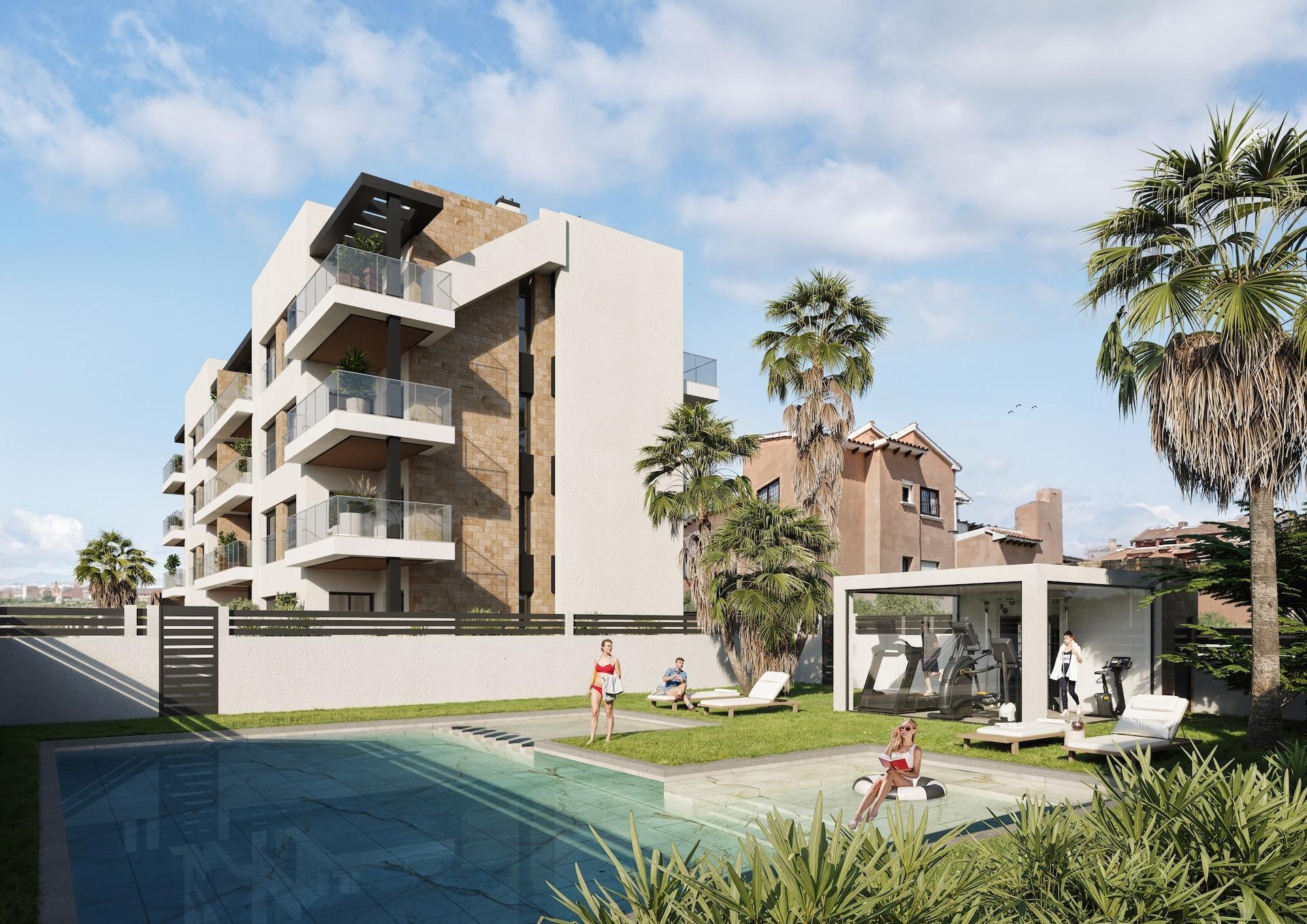 Neue Häuser im skandinavischen Stil in Aguas Nuevas Torrevieja
