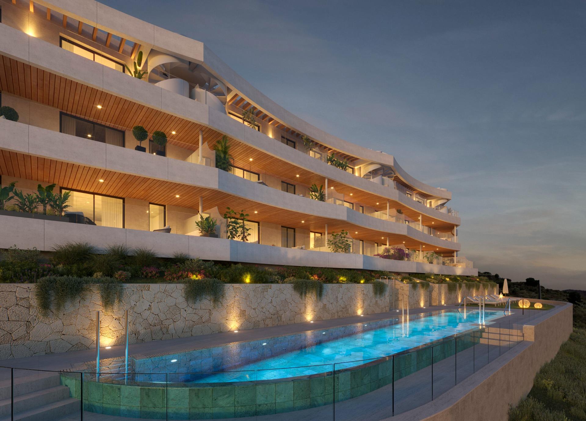 New Build Apartments with Sea Views in Rincon de la Victoria